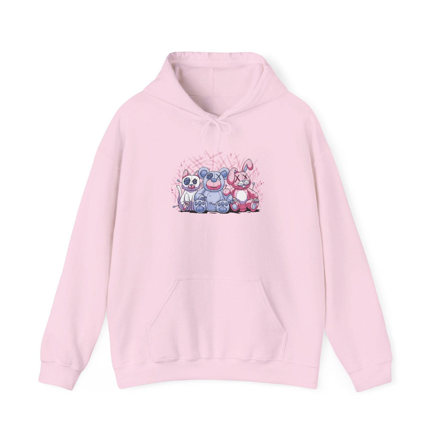 Pastel Goth Stuffed Animals Hoodie - FNAF - Inspired Cute & Creepy Design - Goateez Style