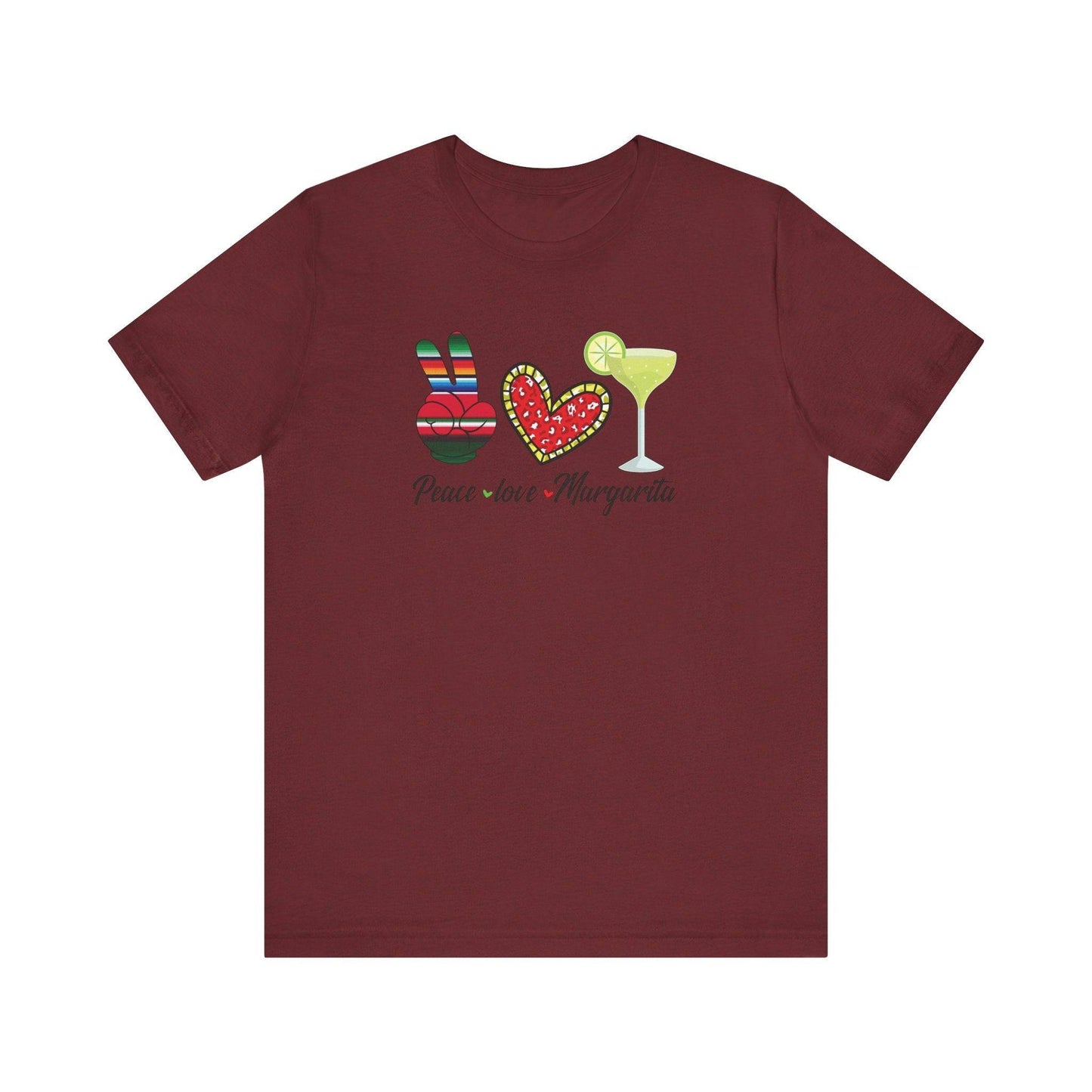 Peace Love Margarita T-Shirt - Drinking Shirt - Goateez Style