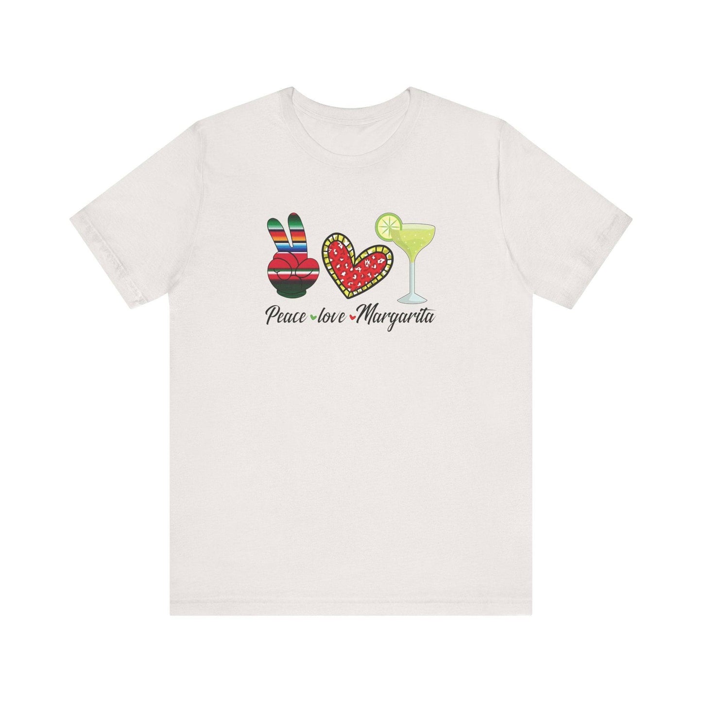 Peace Love Margarita T-Shirt - Drinking Shirt - Goateez Style