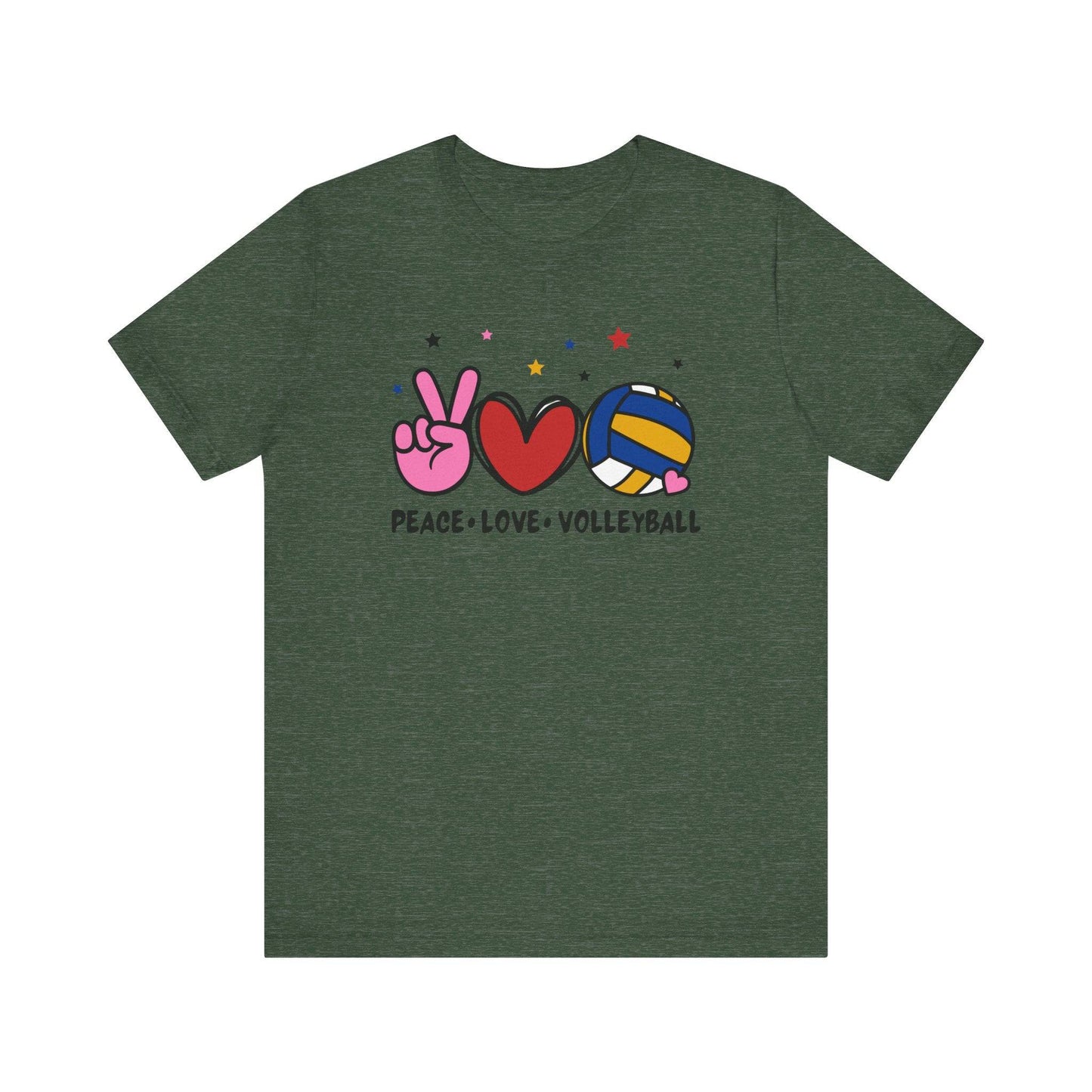 Peace Love Volleyball T-Shirt - Goateez Style