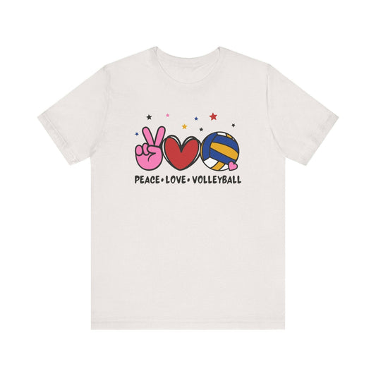 Peace Love Volleyball T-Shirt - Goateez Style