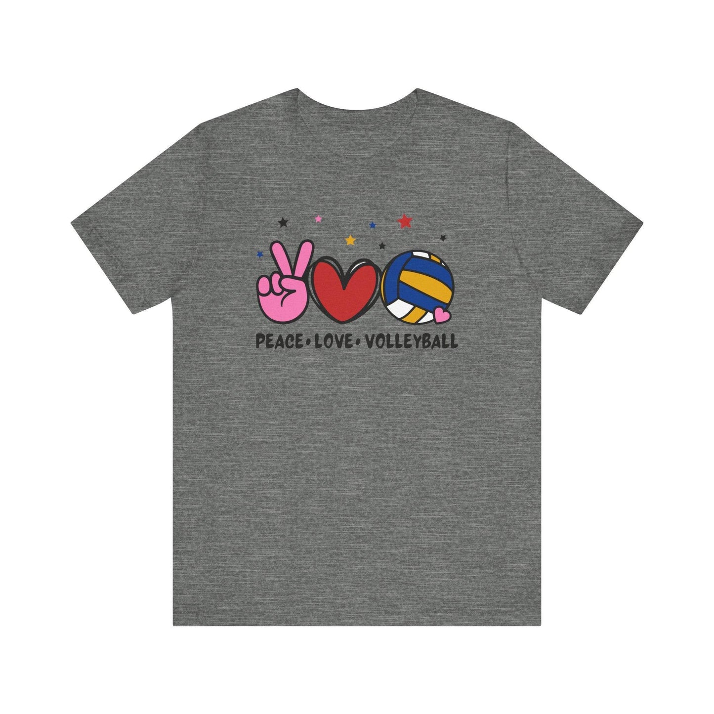 Peace Love Volleyball T-Shirt - Goateez Style