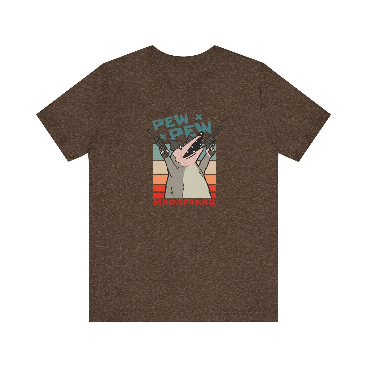 Pew Pew Madafakas T-Shirt - Funny Possum Graphic Tee - Goateez Style