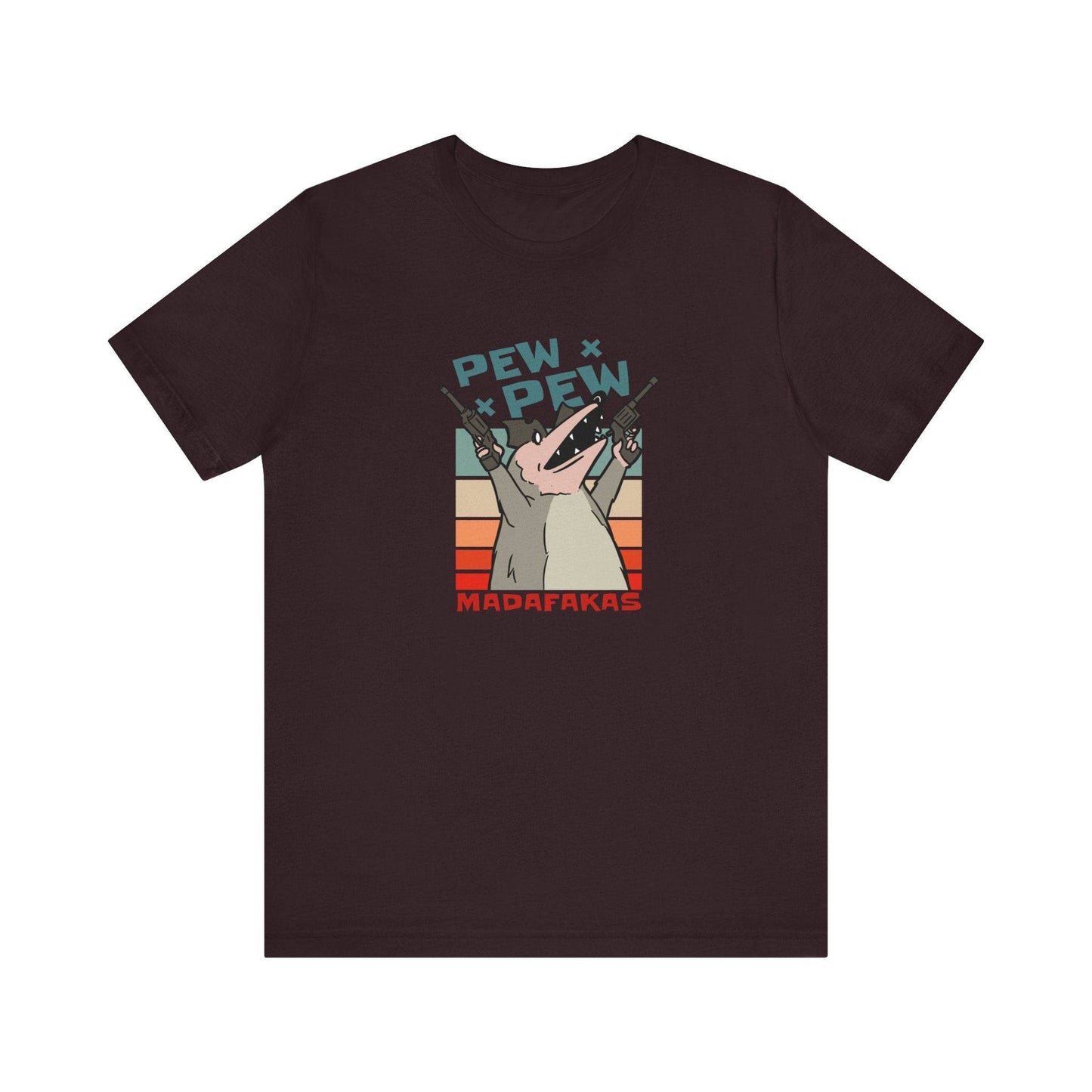 Pew Pew Madafakas T-Shirt - Funny Possum Graphic Tee - Goateez Style