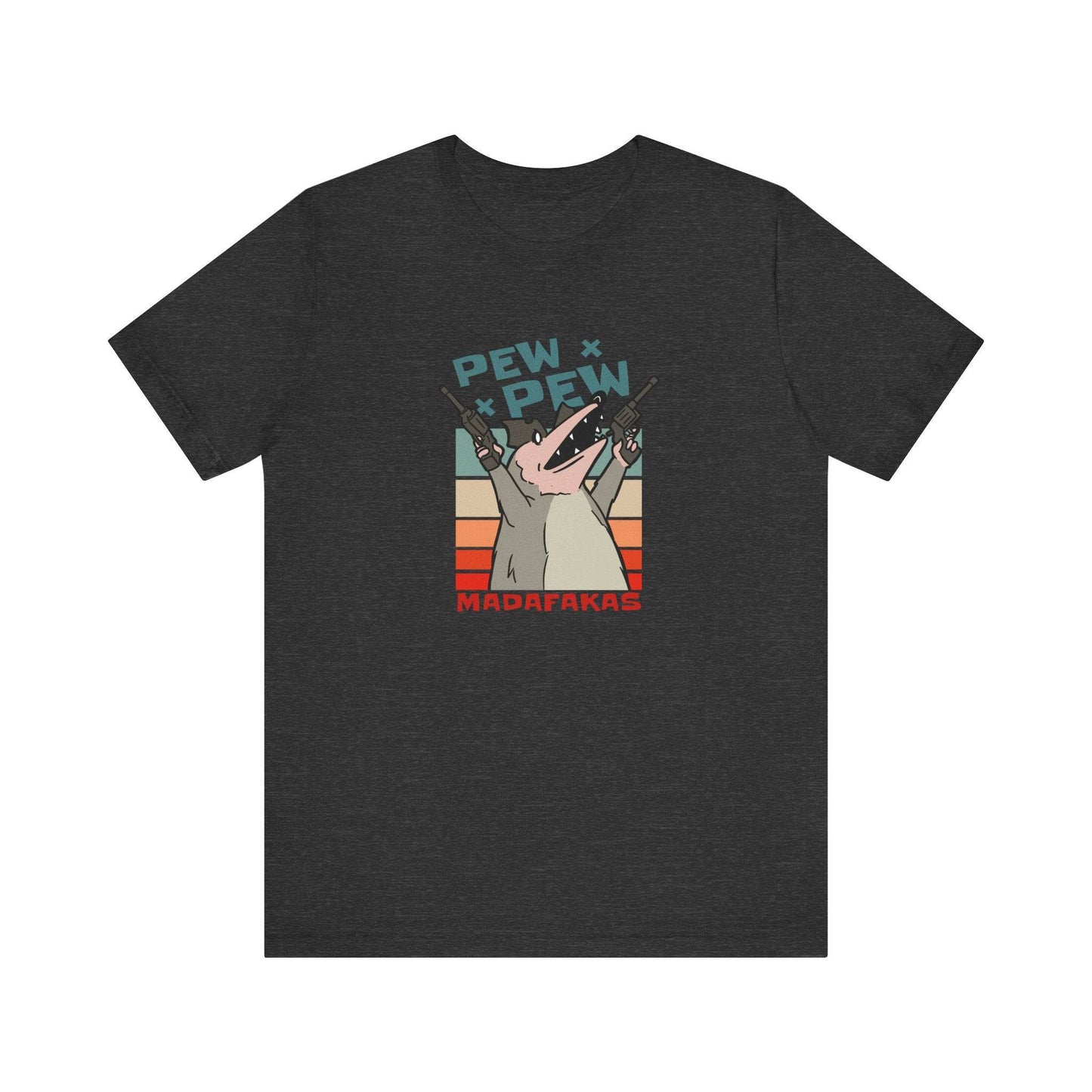 Pew Pew Madafakas T-Shirt - Funny Possum Graphic Tee - Goateez Style