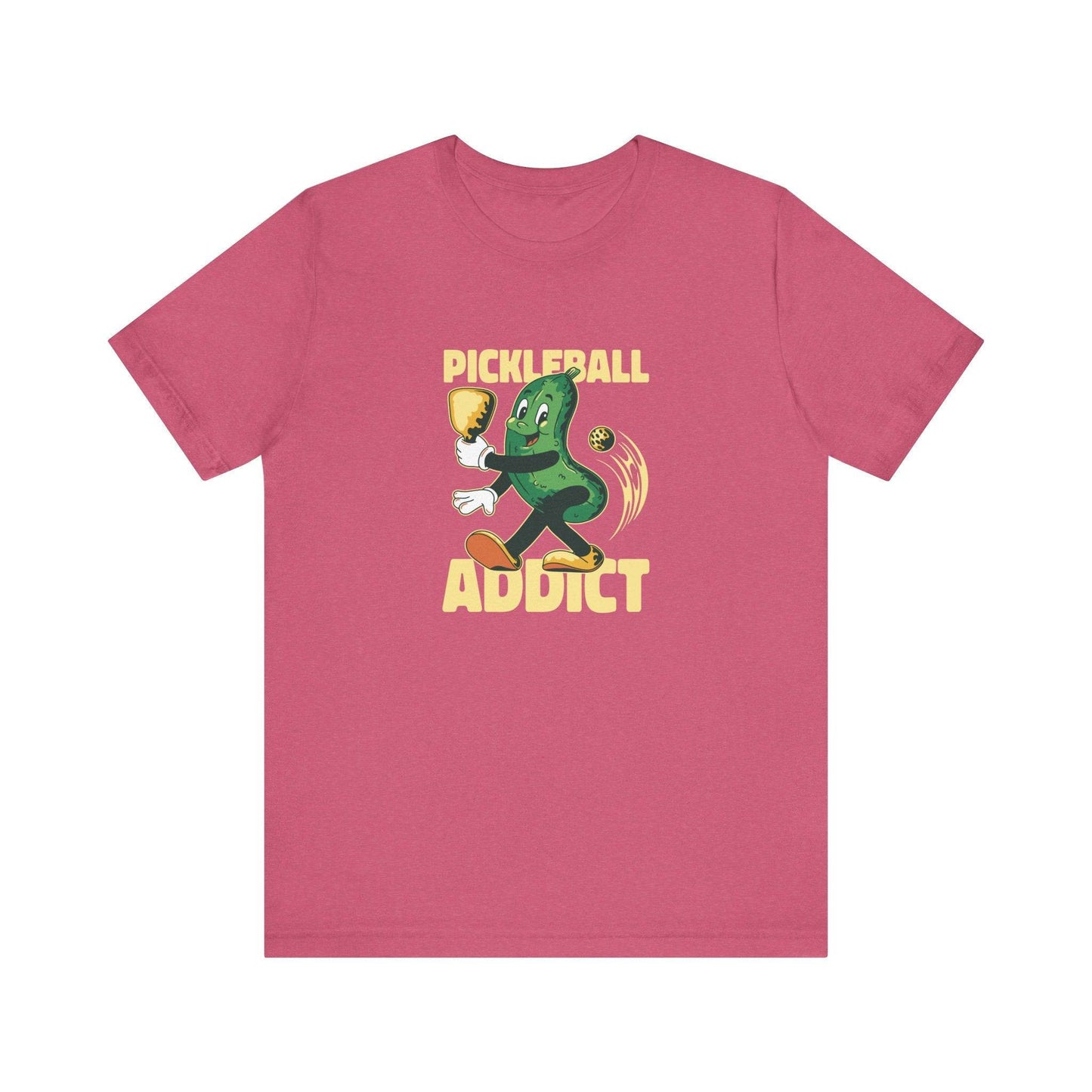 Pickleball Addict T-Shirt - Funny Pickleball Enthusiast Tee - Goateez Style