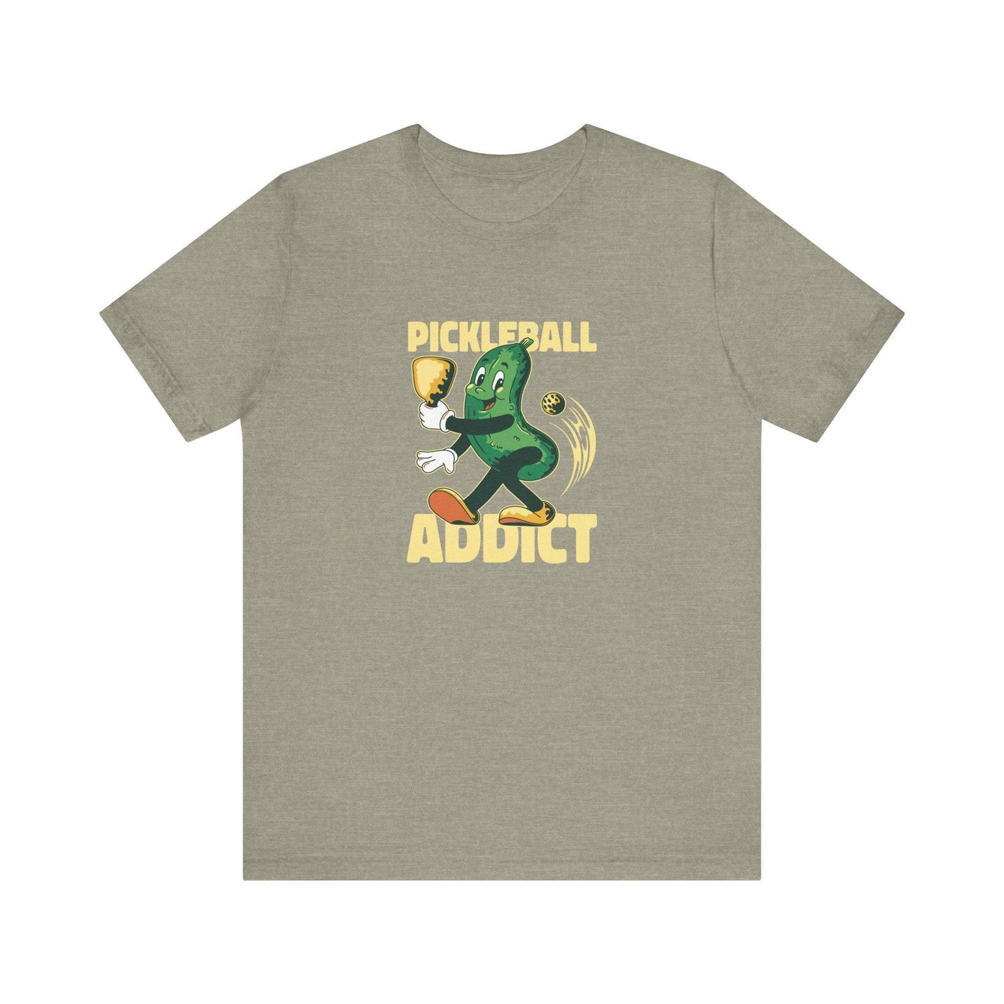 Pickleball Addict T-Shirt - Funny Pickleball Enthusiast Tee - Goateez Style