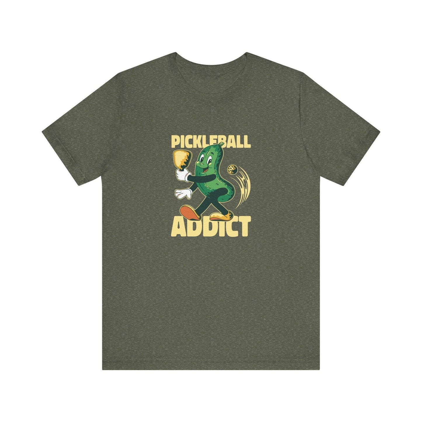 Pickleball Addict T-Shirt - Funny Pickleball Enthusiast Tee - Goateez Style