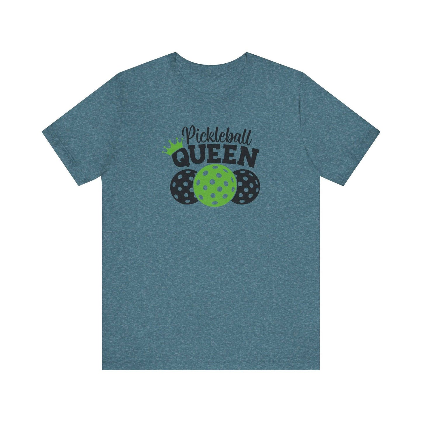 Pickleball Queen T-Shirt - Fun Pickleball Graphic Tee for Women - Goateez Style