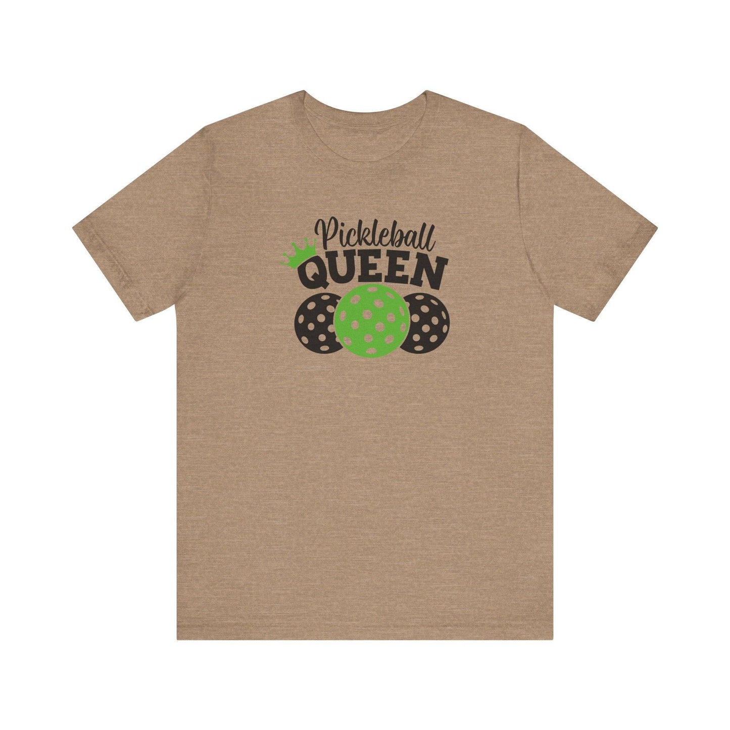 Pickleball Queen T-Shirt - Fun Pickleball Graphic Tee for Women - Goateez Style