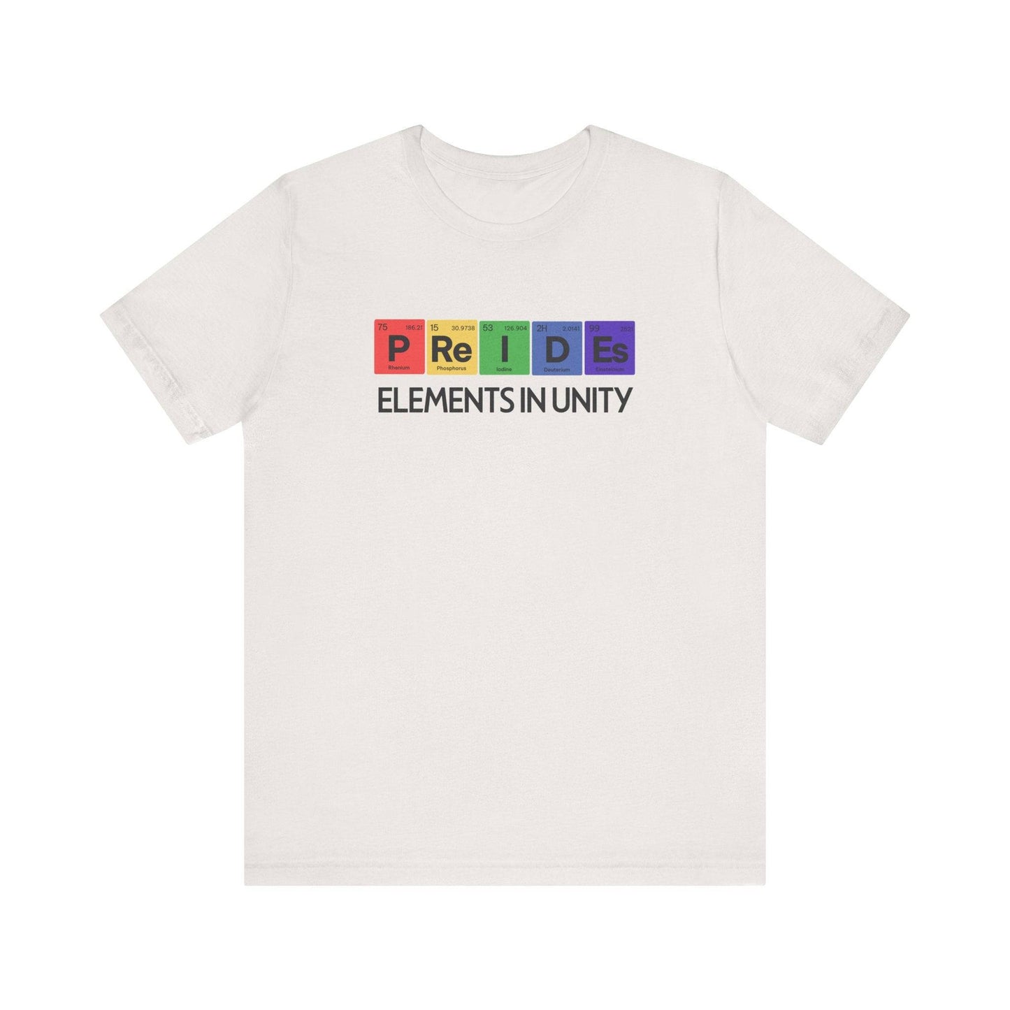 Pride Elements in Unity T-Shirt LGBTQ Periodic Table Design - Goateez Style