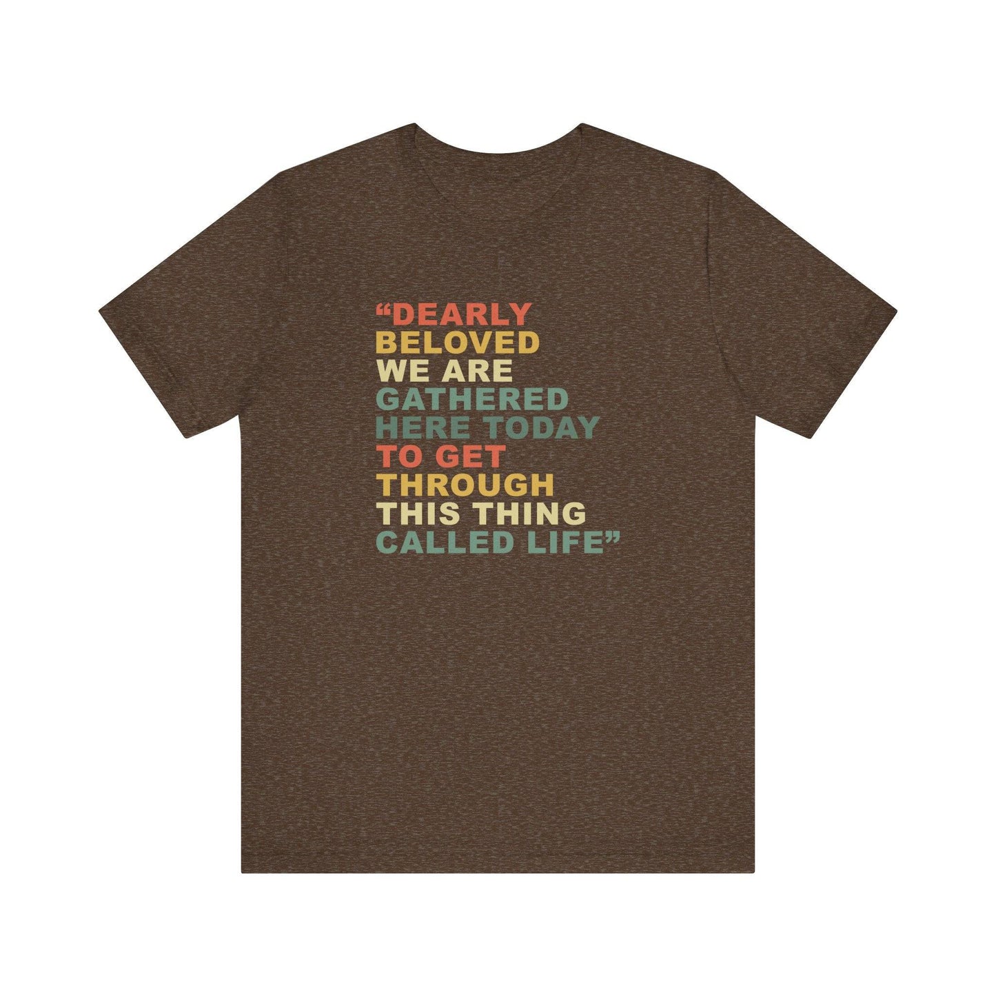 Prince Inspired 'Dearly Beloved' T-Shirt - Let's Go Crazy Lyric Tee - Goateez Style