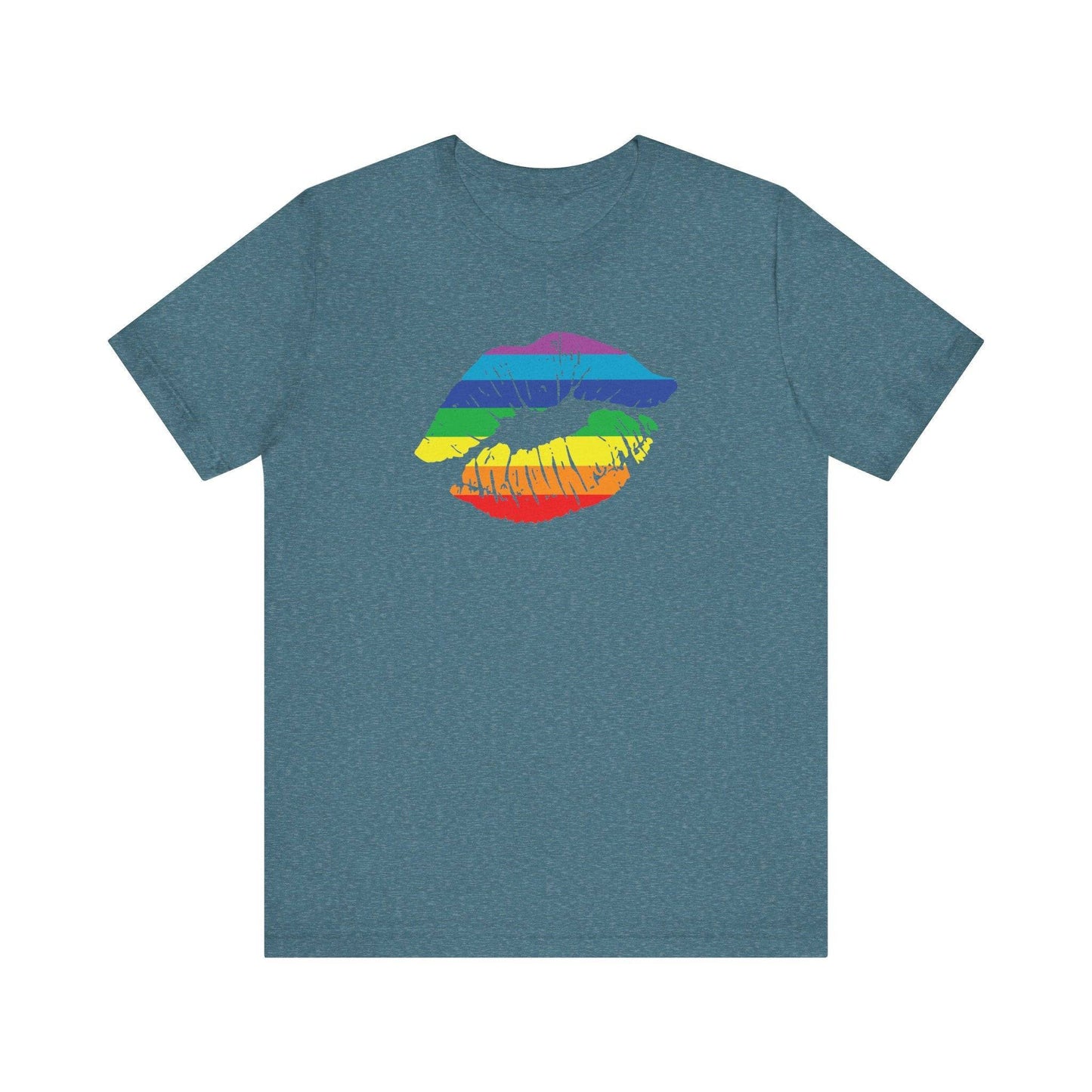 Rainbow Lips LGBTQ Pride T-Shirt - Goateez Style