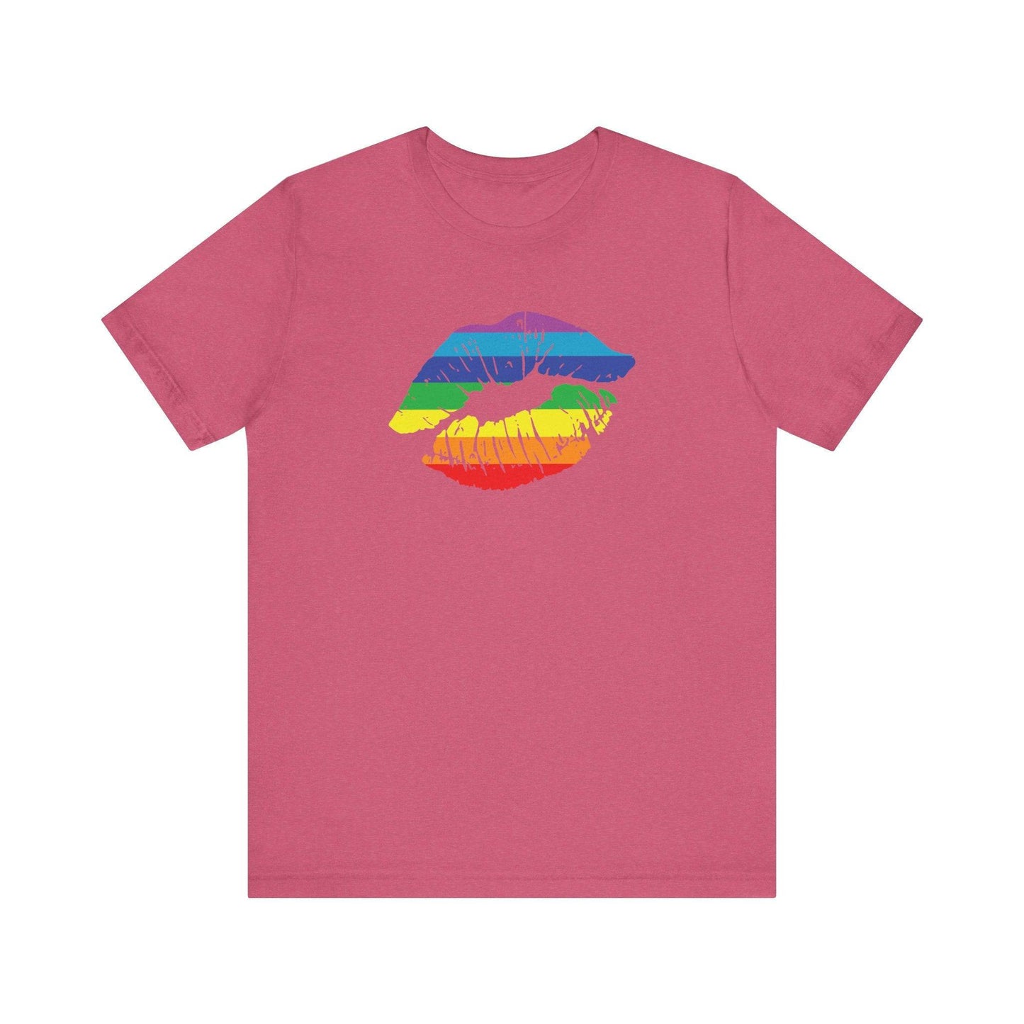 Rainbow Lips LGBTQ Pride T-Shirt - Goateez Style