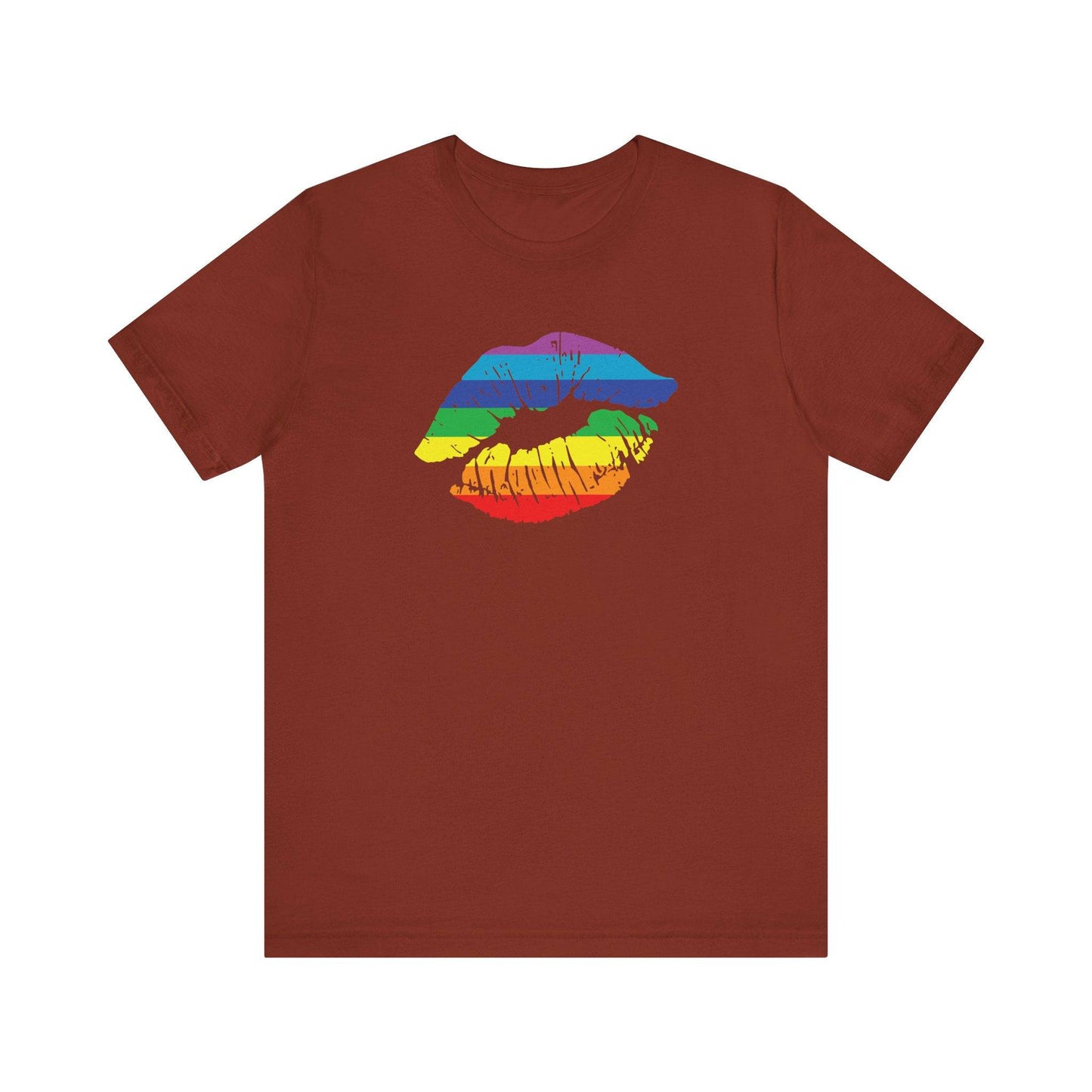 Rainbow Lips LGBTQ Pride T-Shirt - Goateez Style