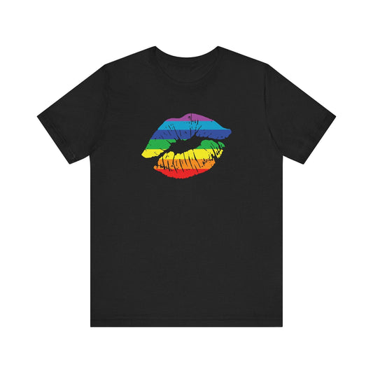 Rainbow Lips LGBTQ Pride T-Shirt - Goateez Style