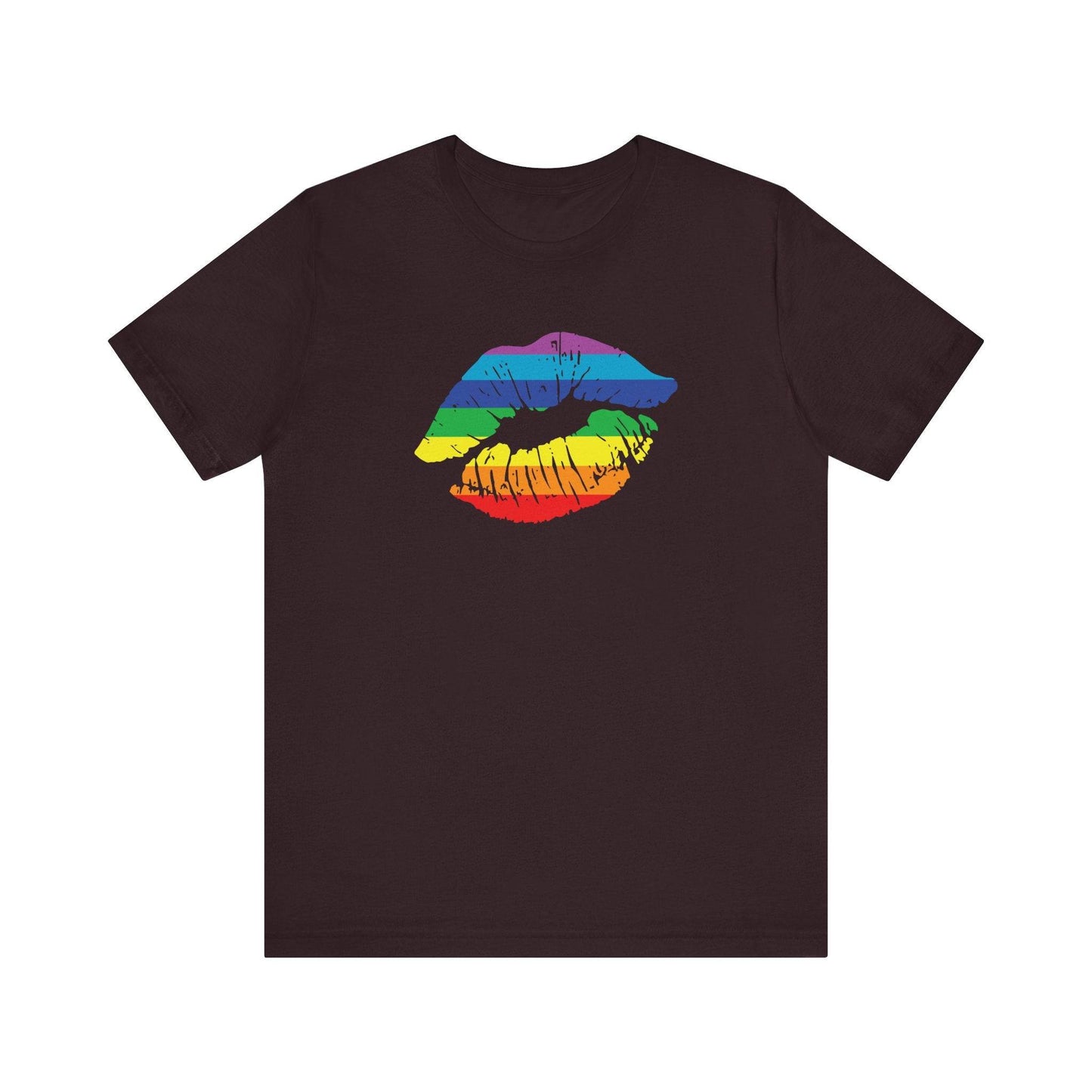 Rainbow Lips LGBTQ Pride T-Shirt - Goateez Style