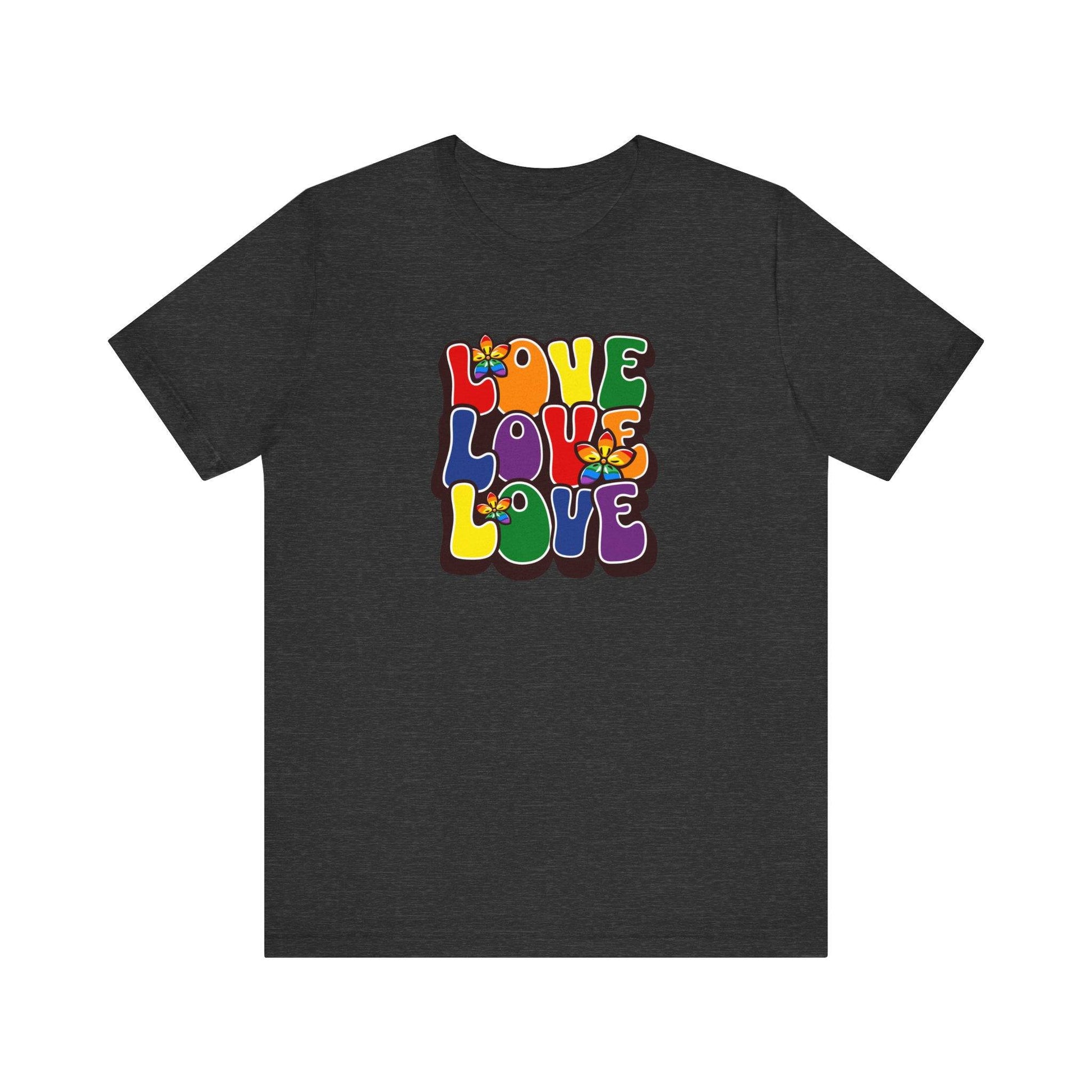 Rainbow Love - Vibrant Pride Tee - Goateez Style