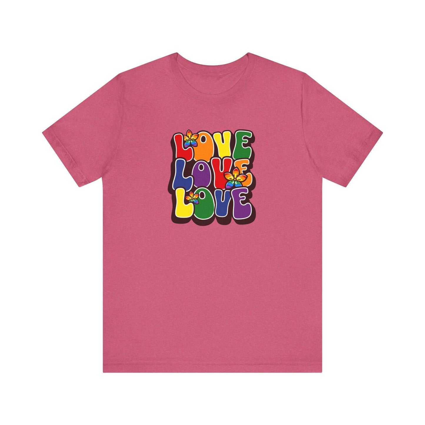 Rainbow Love - Vibrant Pride Tee - Goateez Style