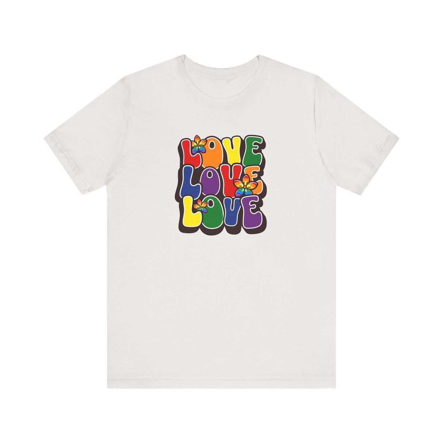 Rainbow Love - Vibrant Pride Tee - Goateez Style