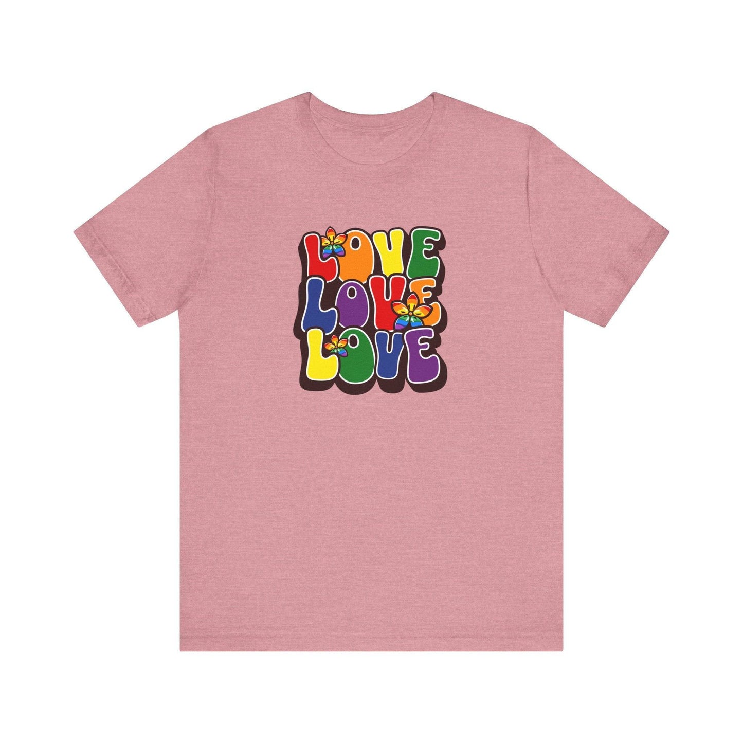 Rainbow Love - Vibrant Pride Tee - Goateez Style