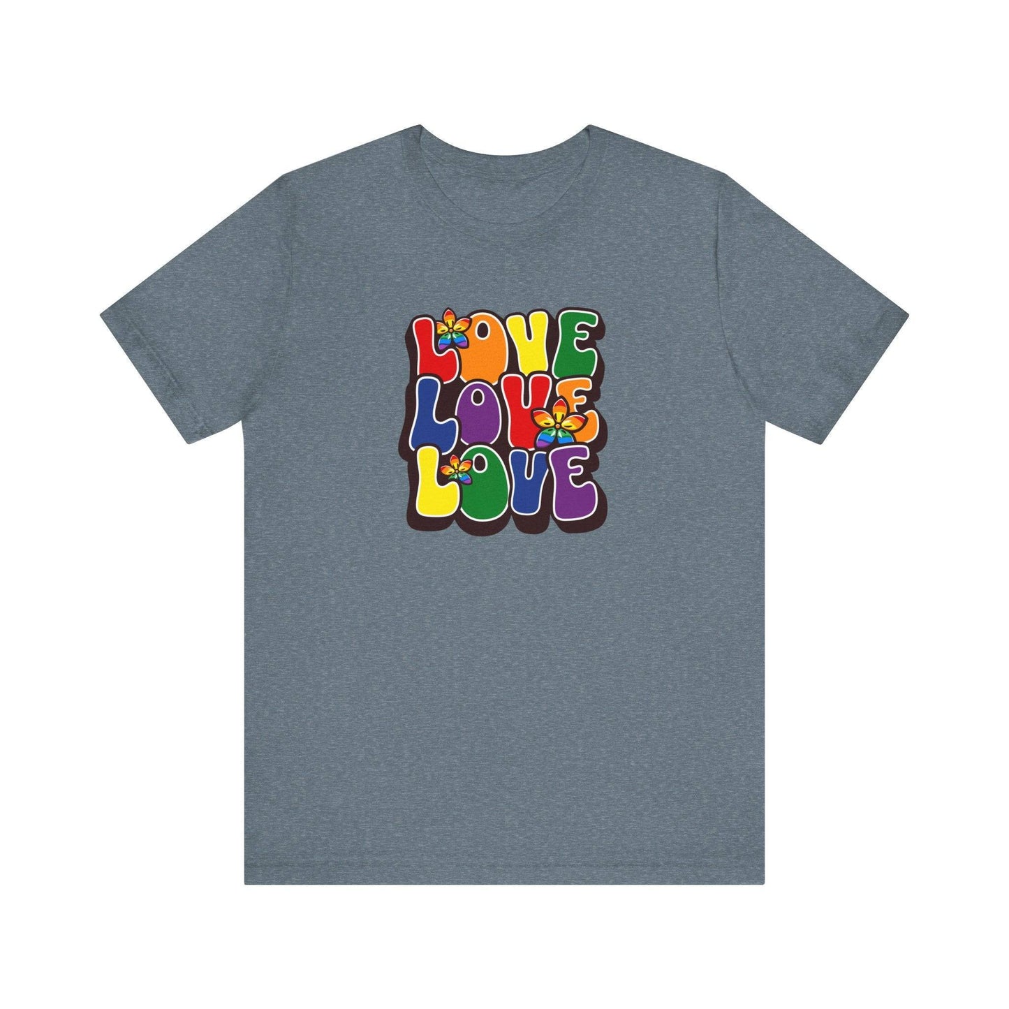 Rainbow Love - Vibrant Pride Tee - Goateez Style