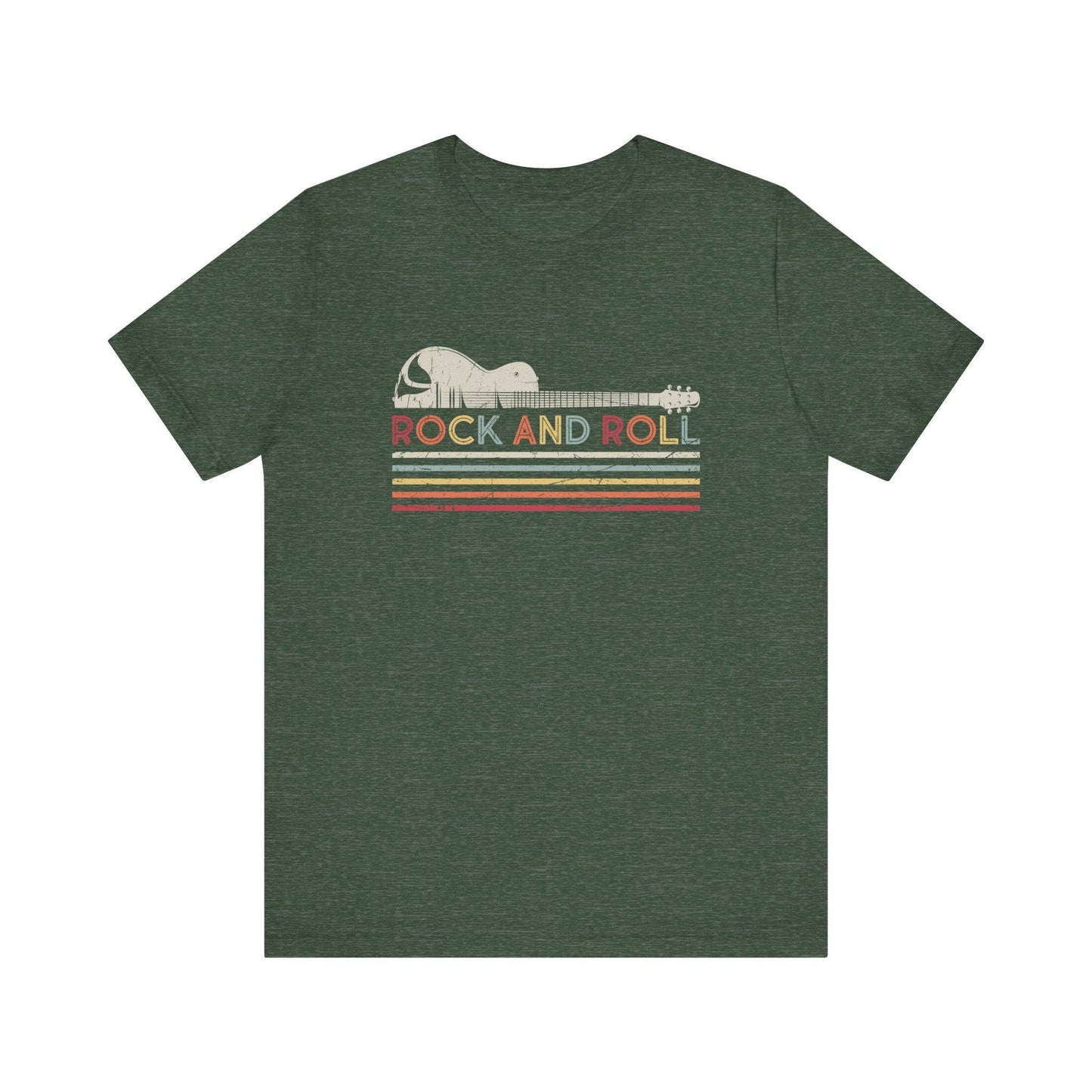 Retro Rock and Roll T-Shirt - Vintage Concert Band Tee for Music Lovers - Goateez Style