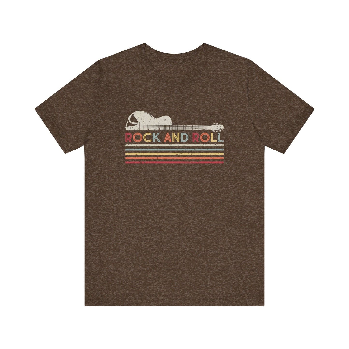 Retro Rock and Roll T-Shirt - Vintage Concert Band Tee for Music Lovers - Goateez Style