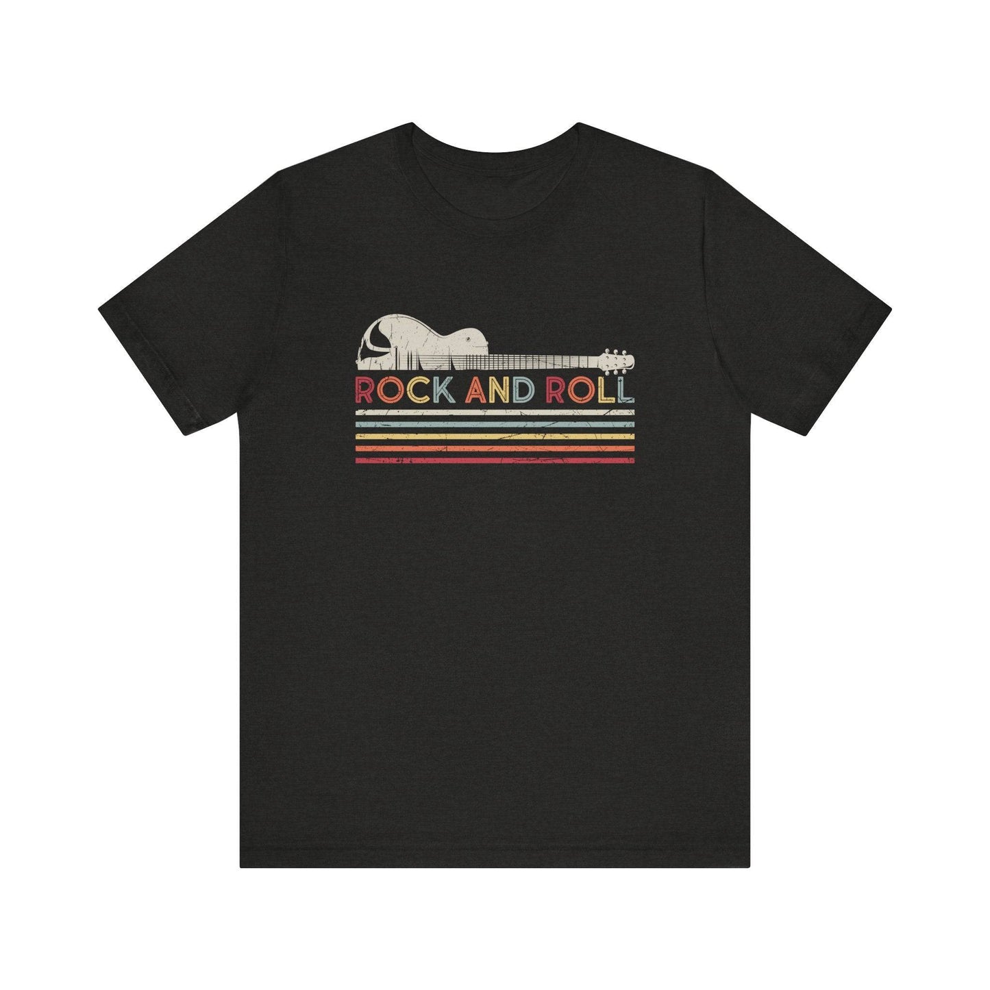 Retro Rock and Roll T-Shirt - Vintage Concert Band Tee for Music Lovers - Goateez Style