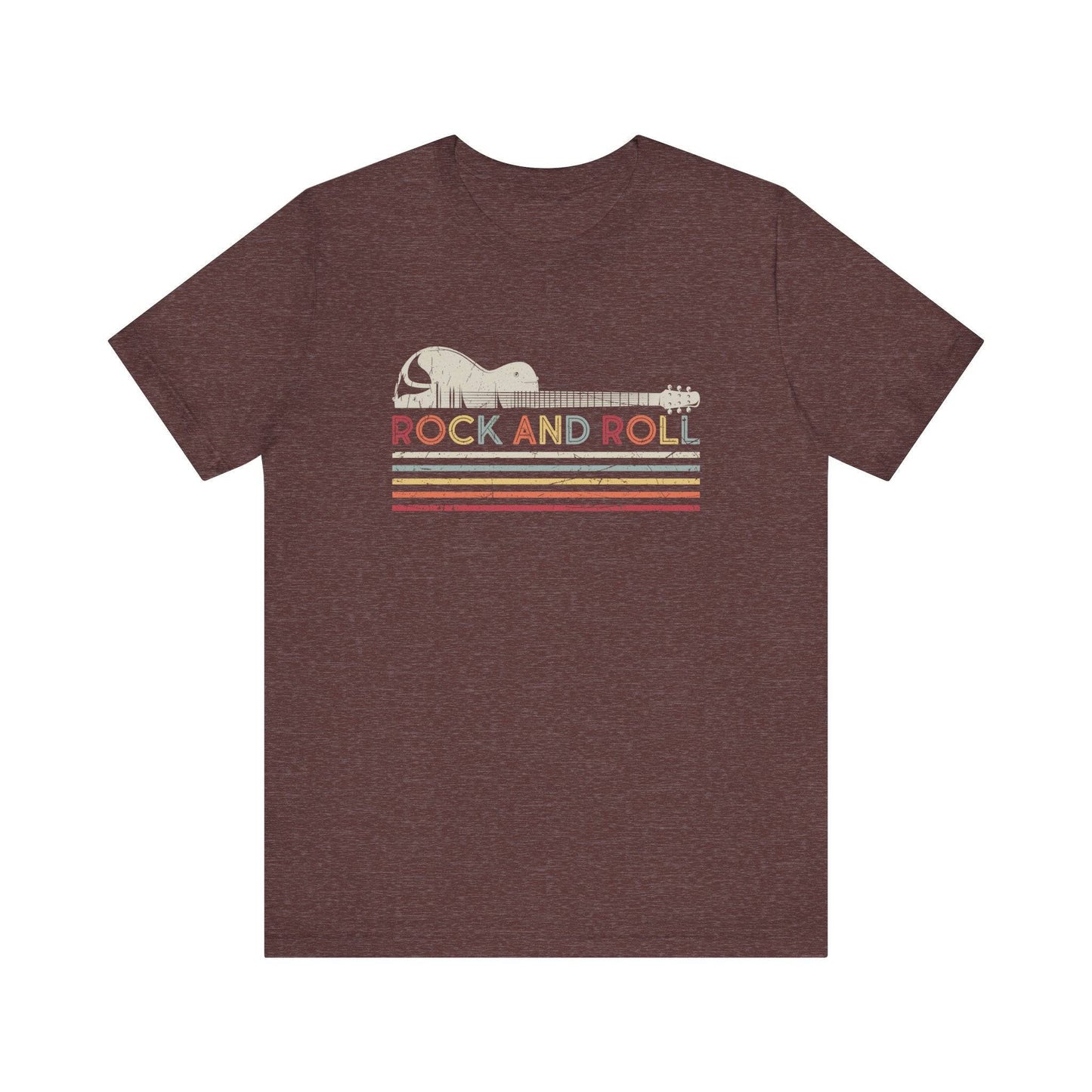Retro Rock and Roll T-Shirt - Vintage Concert Band Tee for Music Lovers - Goateez Style