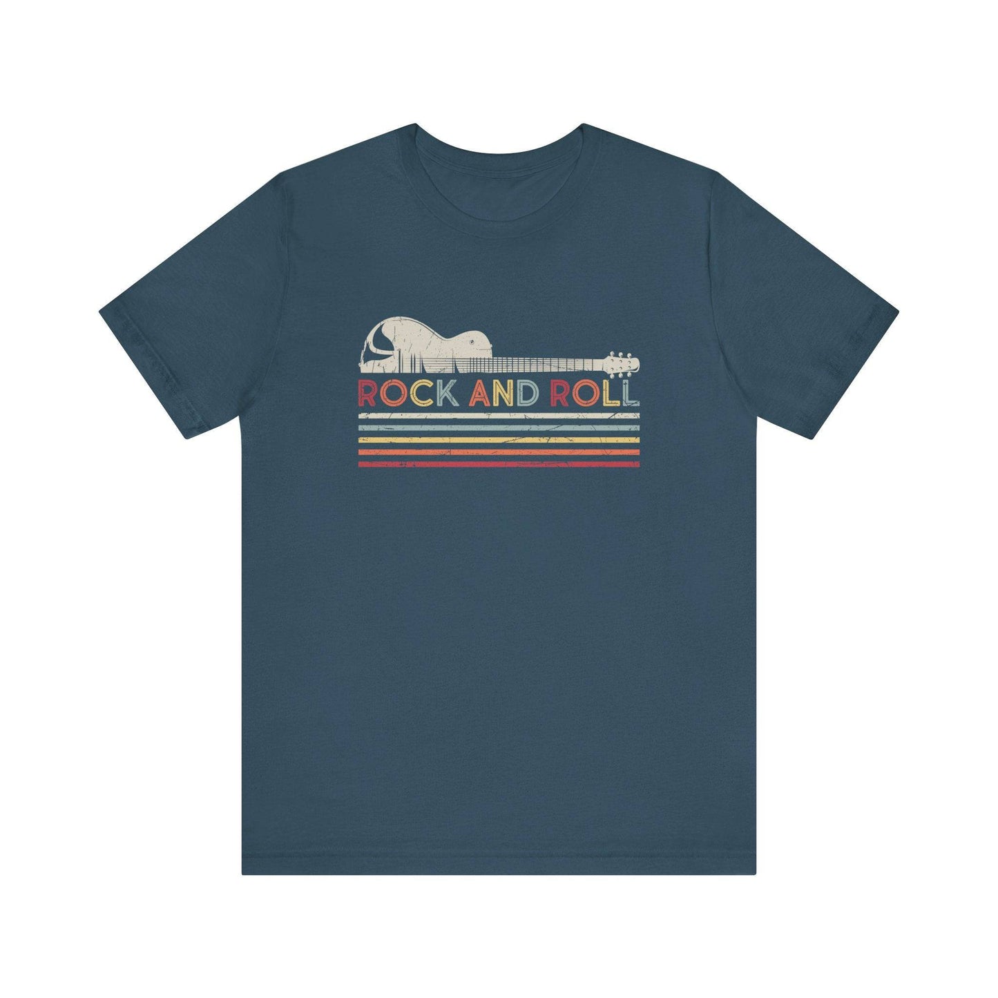Retro Rock and Roll T-Shirt - Vintage Concert Band Tee for Music Lovers - Goateez Style
