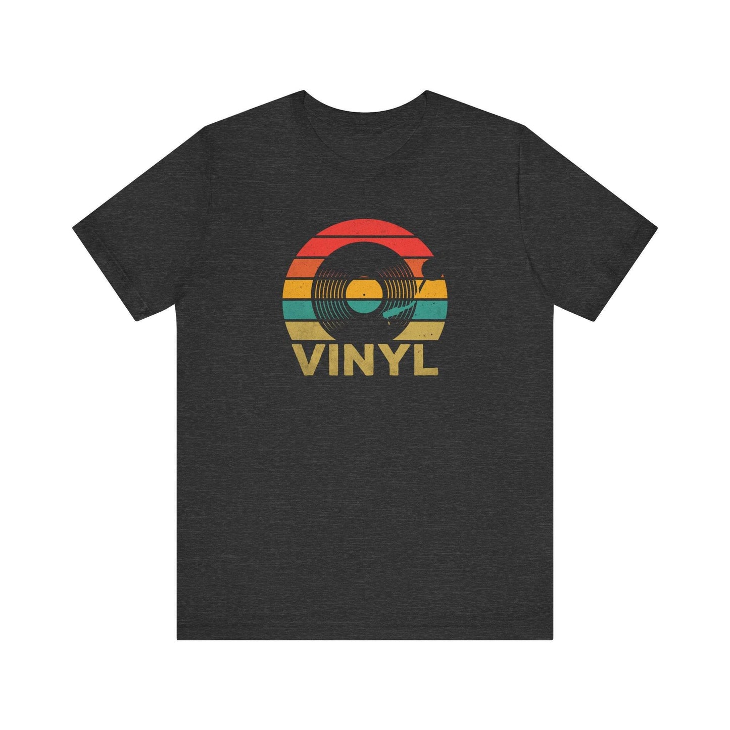 Retro Vinyl Record T-Shirt - Vintage Music Lover Tee - Goateez Style