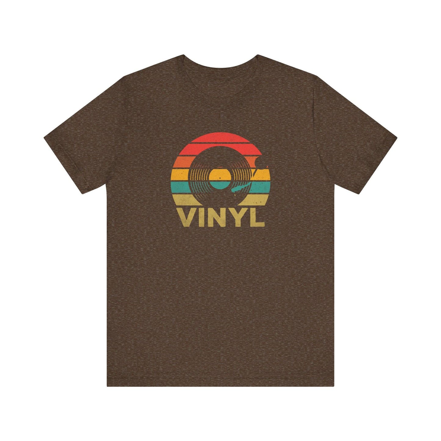 Retro Vinyl Record T-Shirt - Vintage Music Lover Tee - Goateez Style
