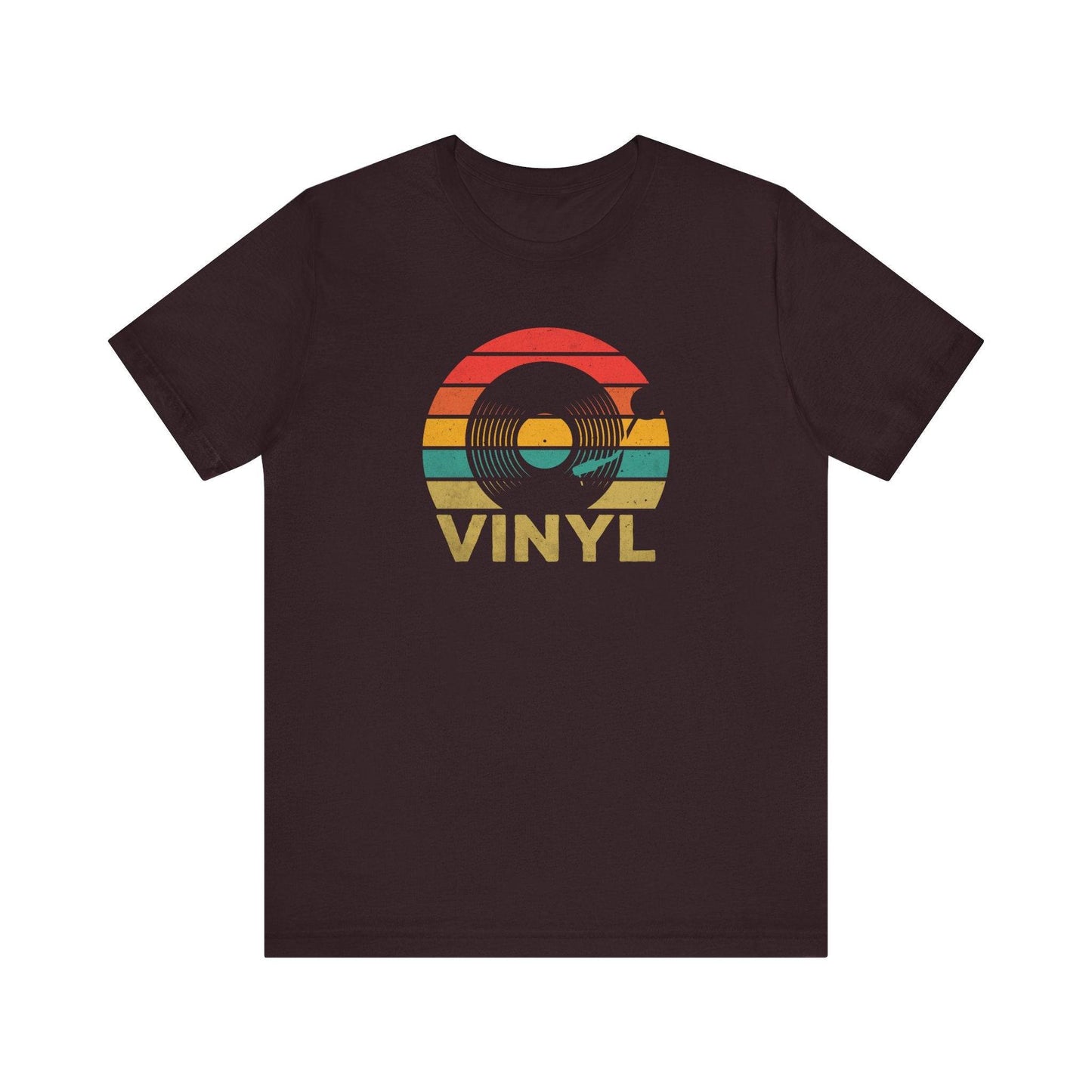 Retro Vinyl Record T-Shirt - Vintage Music Lover Tee - Goateez Style