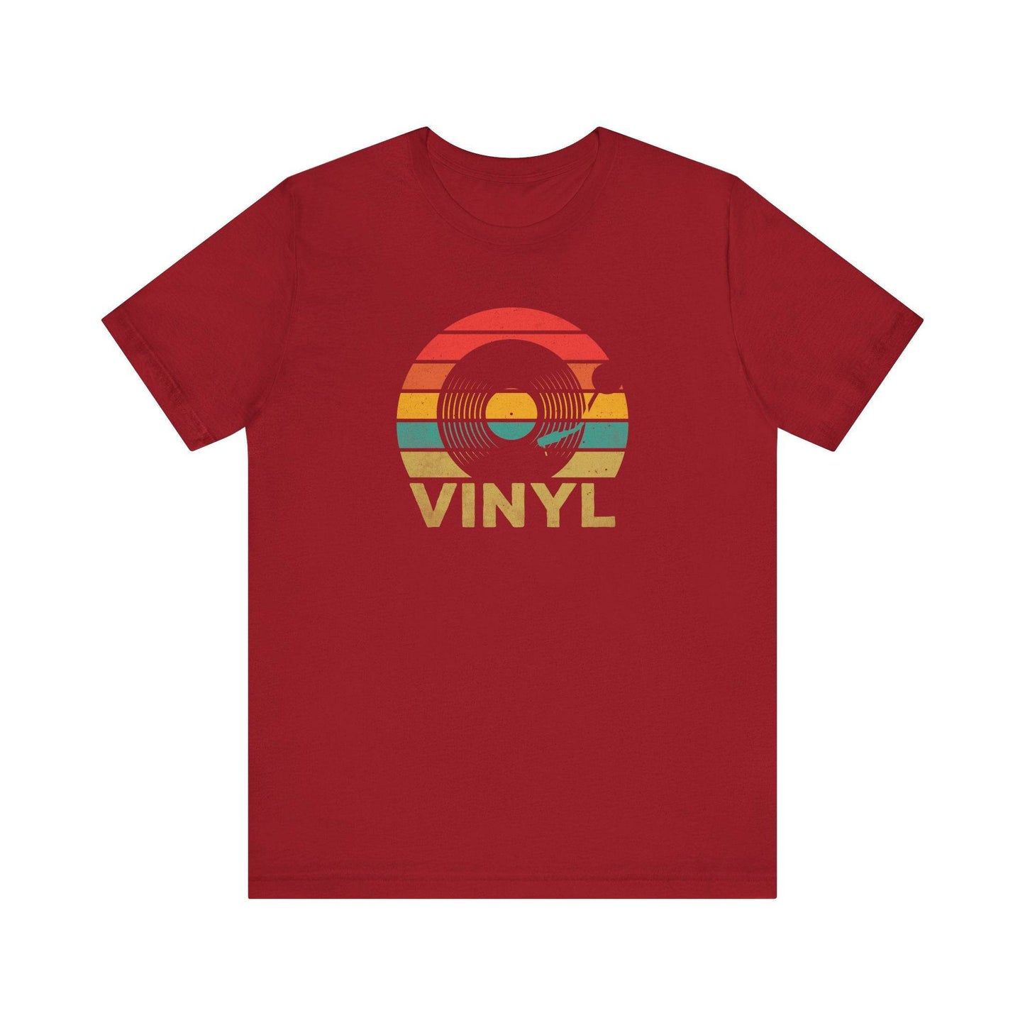 Retro Vinyl Record T-Shirt - Vintage Music Lover Tee - Goateez Style