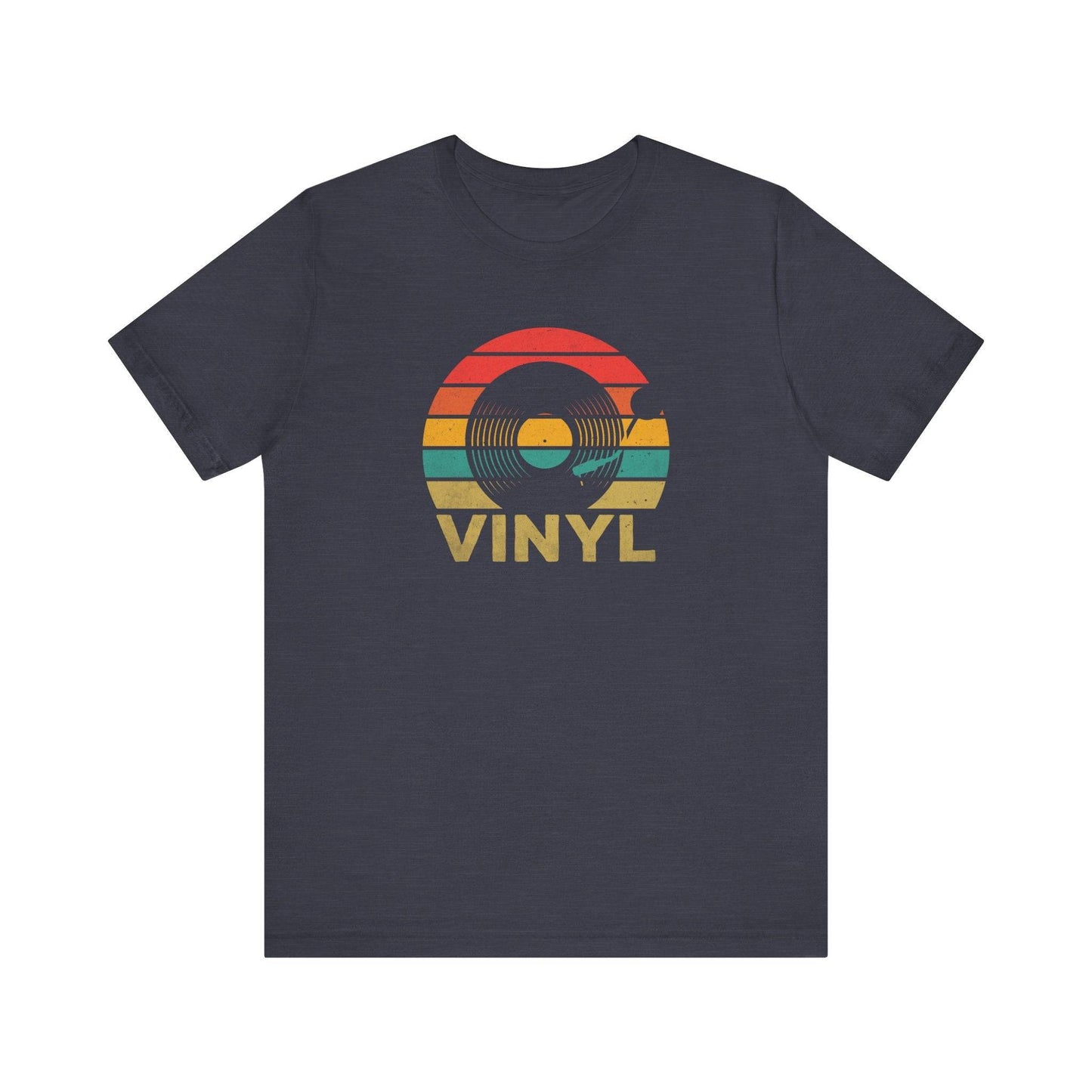 Retro Vinyl Record T-Shirt - Vintage Music Lover Tee - Goateez Style