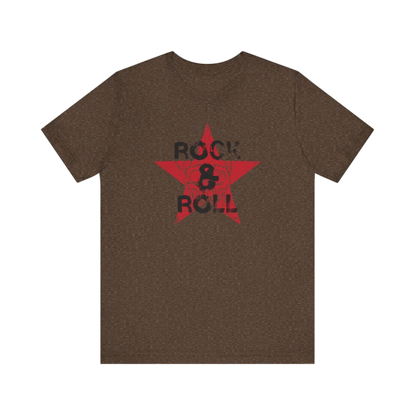 Rock & Roll Skull Star - Vintage Music T-Shirt - Goateez Style