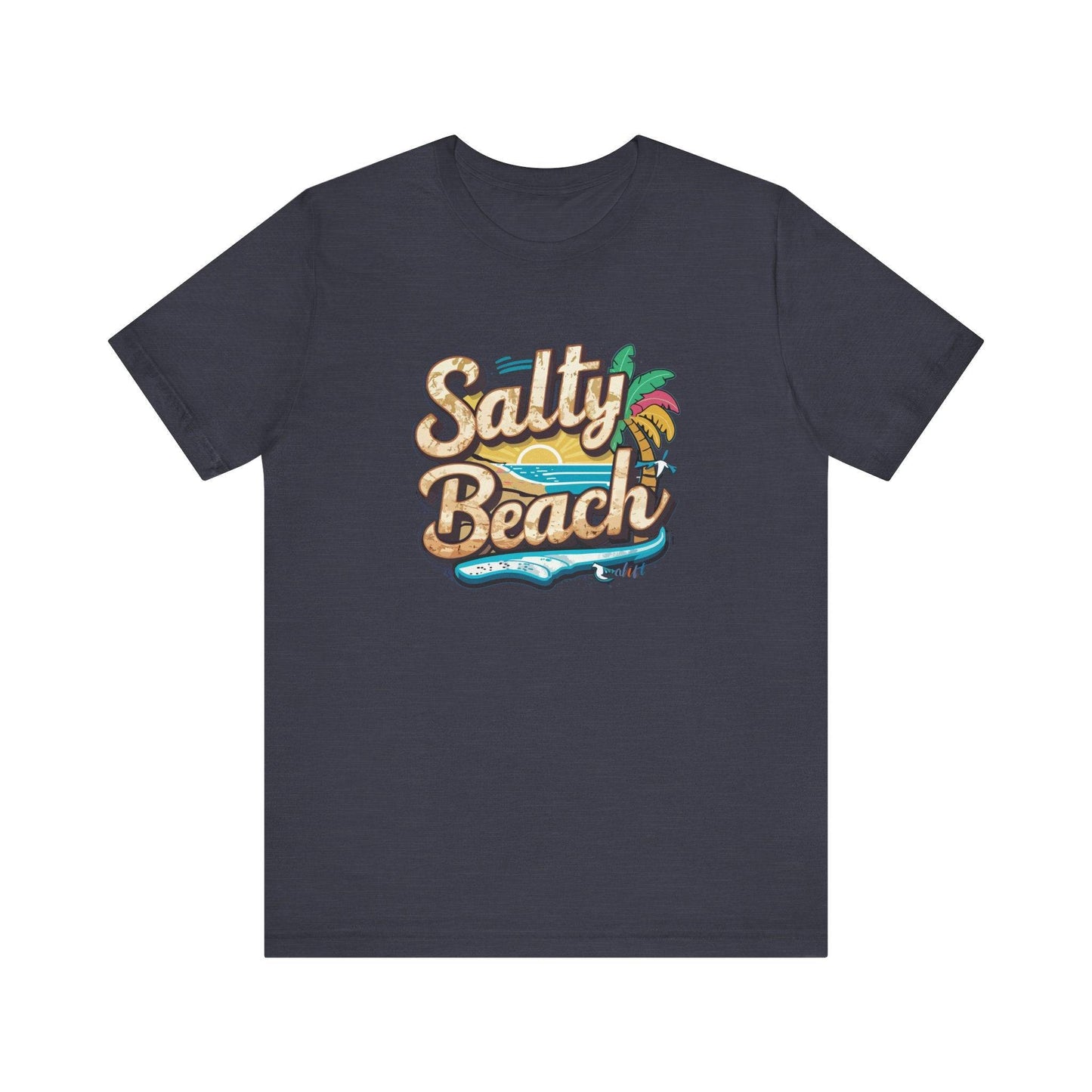 Salty Beach T-Shirt - Fun Tropical Beach Design - Goateez Style