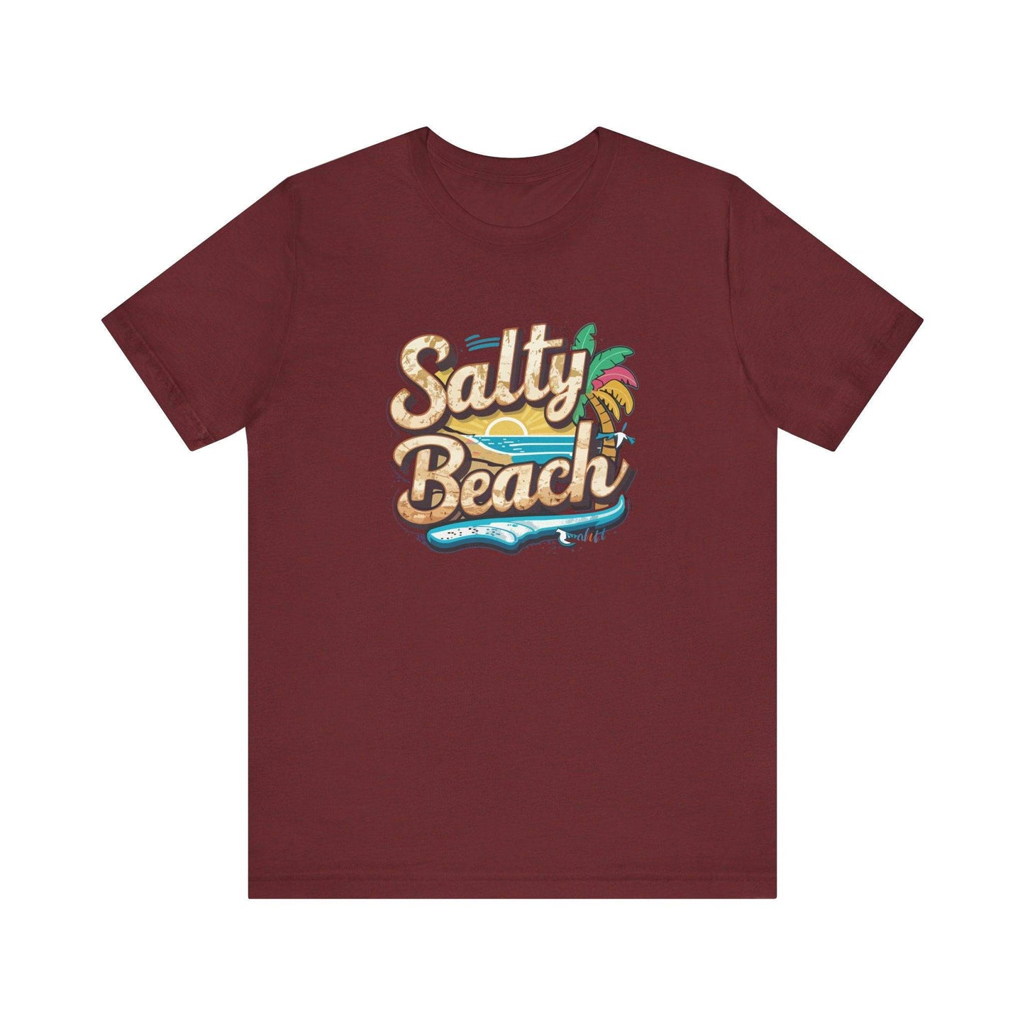 Salty Beach T-Shirt - Fun Tropical Beach Design - Goateez Style