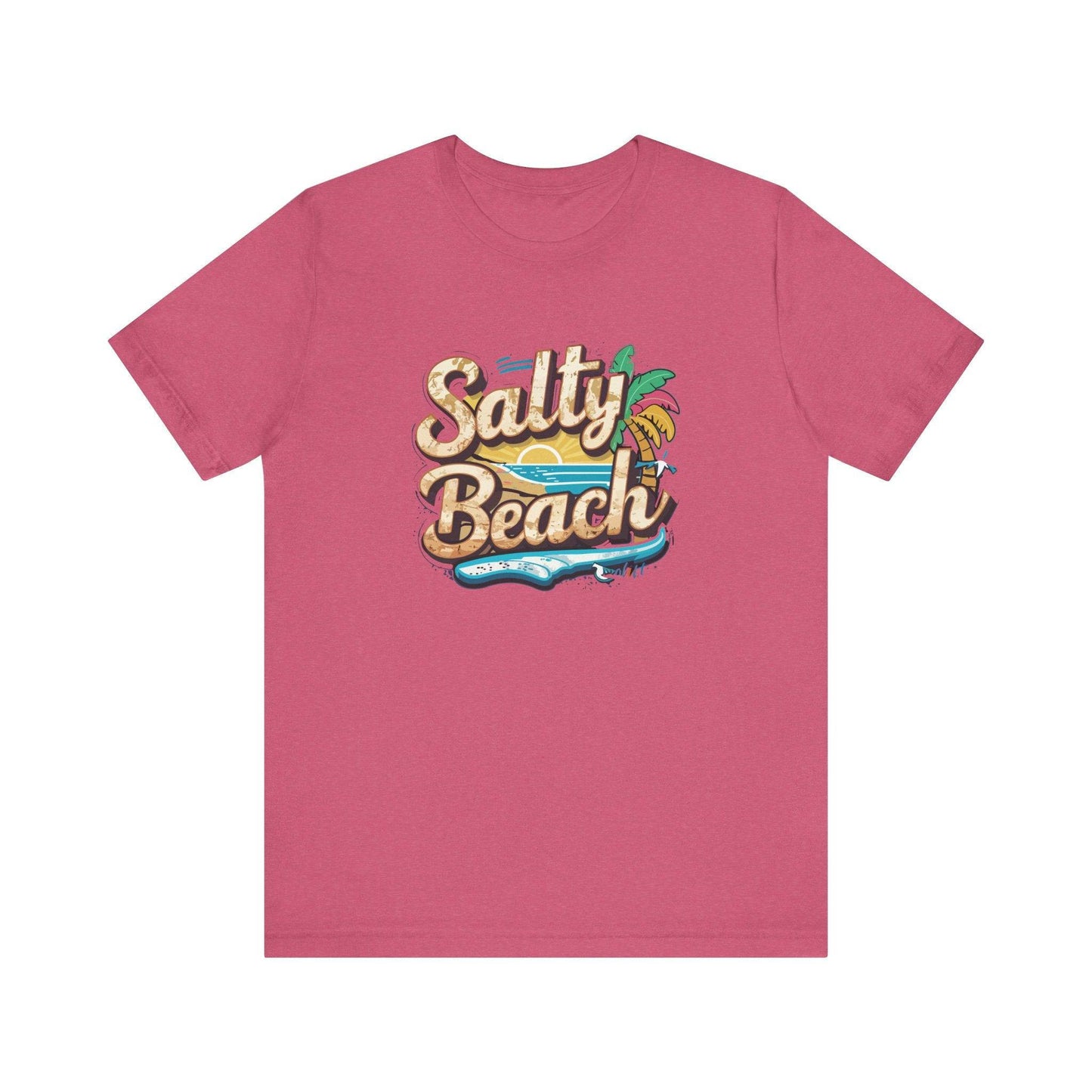 Salty Beach T-Shirt - Fun Tropical Beach Design - Goateez Style