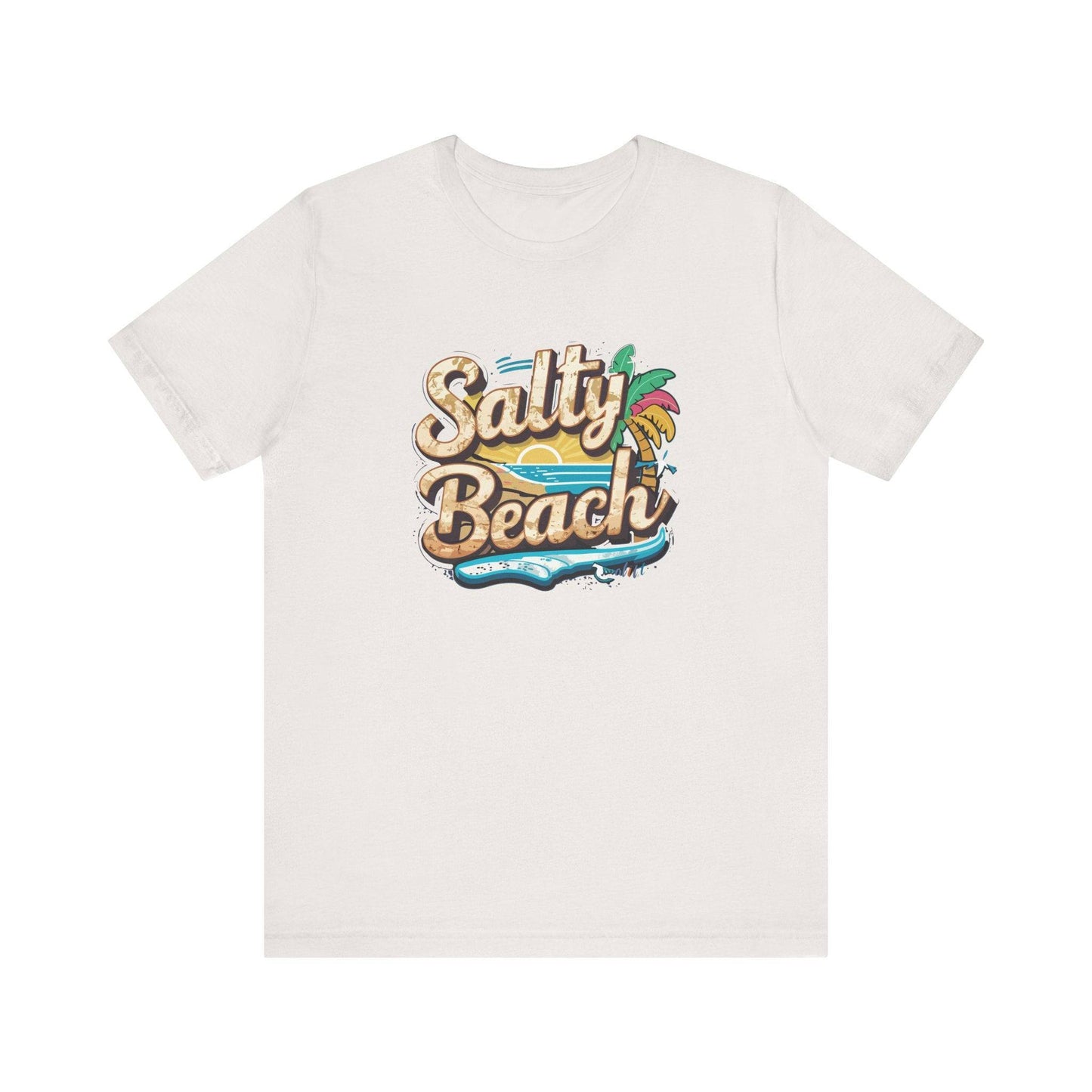 Salty Beach T-Shirt - Fun Tropical Beach Design - Goateez Style