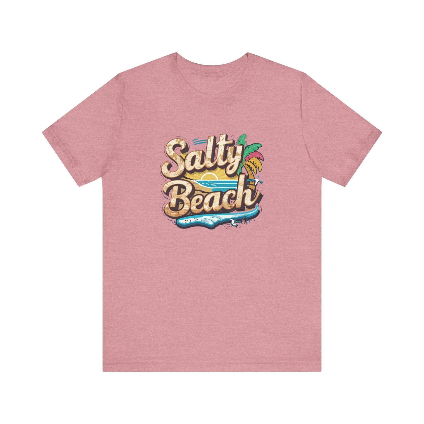 Salty Beach T-Shirt - Fun Tropical Beach Design - Goateez Style