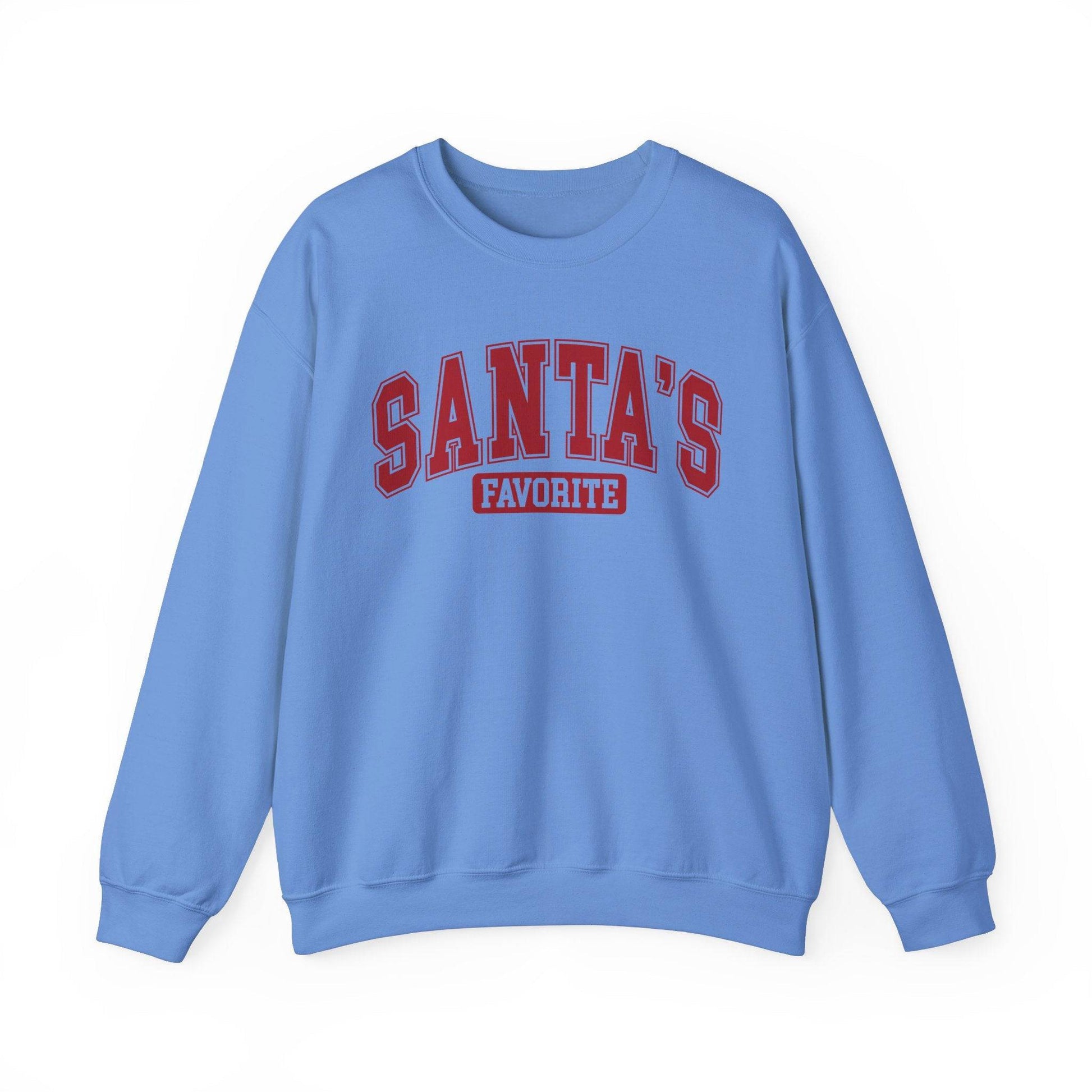 Santa's Favorite Christmas Sweatshirt - Holiday Humor - Goateez Style