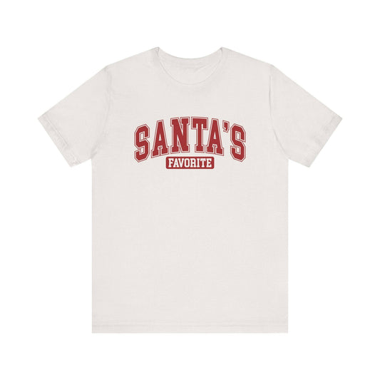 Santa's Favorite - Funny Christmas T-Shirt - Goateez Style