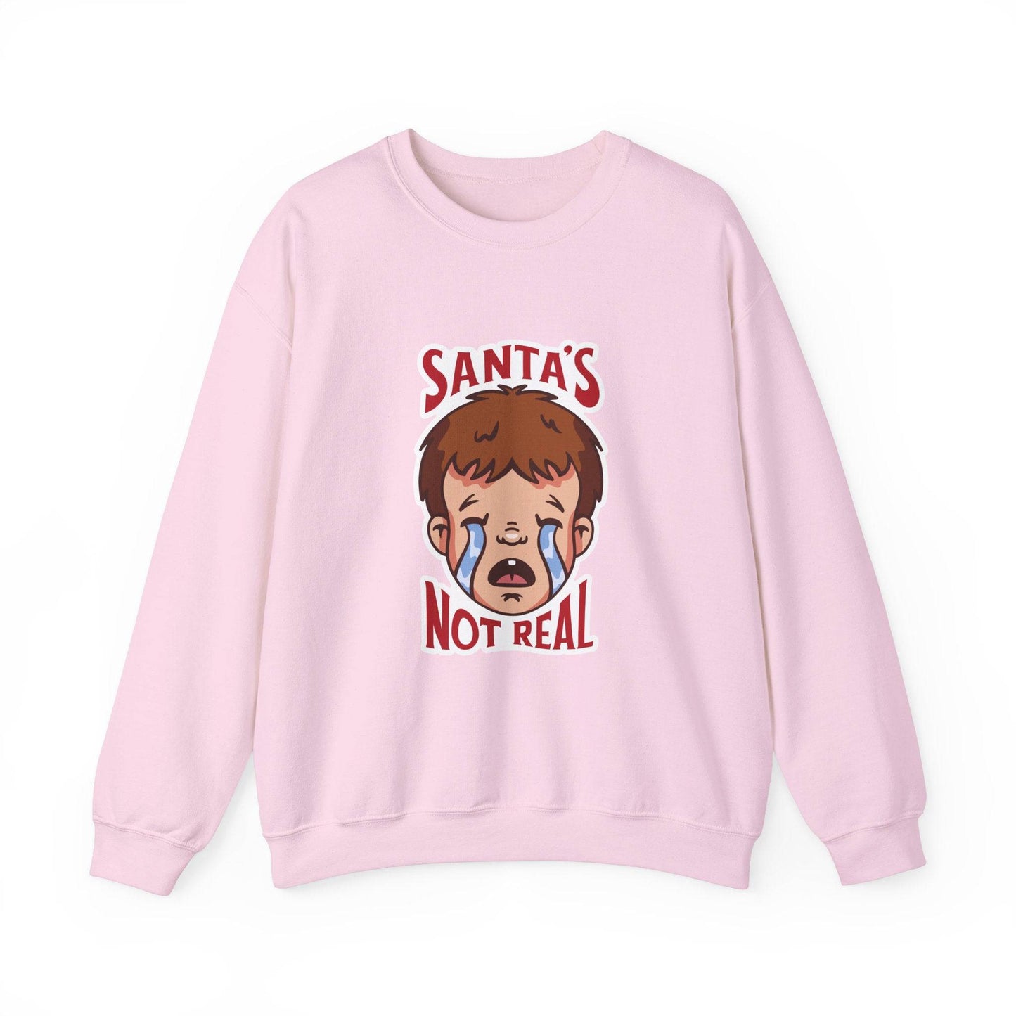 Santa's Not Real Funny Anti - Christmas Sweatshirt - Goateez Style