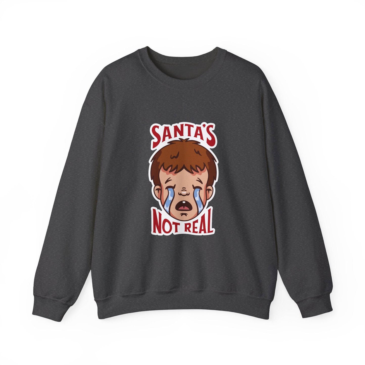 Santa's Not Real Funny Anti - Christmas Sweatshirt - Goateez Style