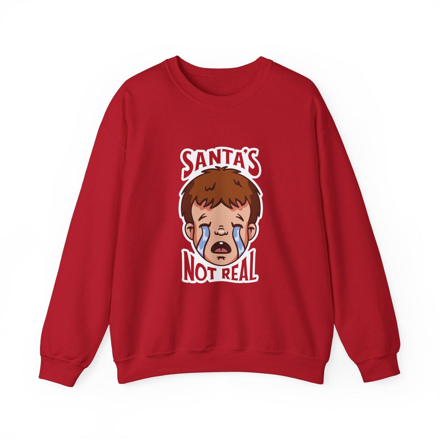 Santa's Not Real Funny Anti - Christmas Sweatshirt - Goateez Style