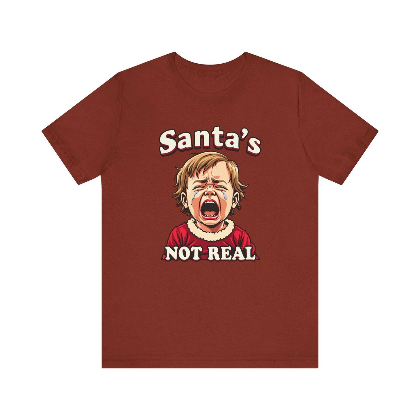 Santa's Not Real Funny Christmas T-Shirt - Goateez Style