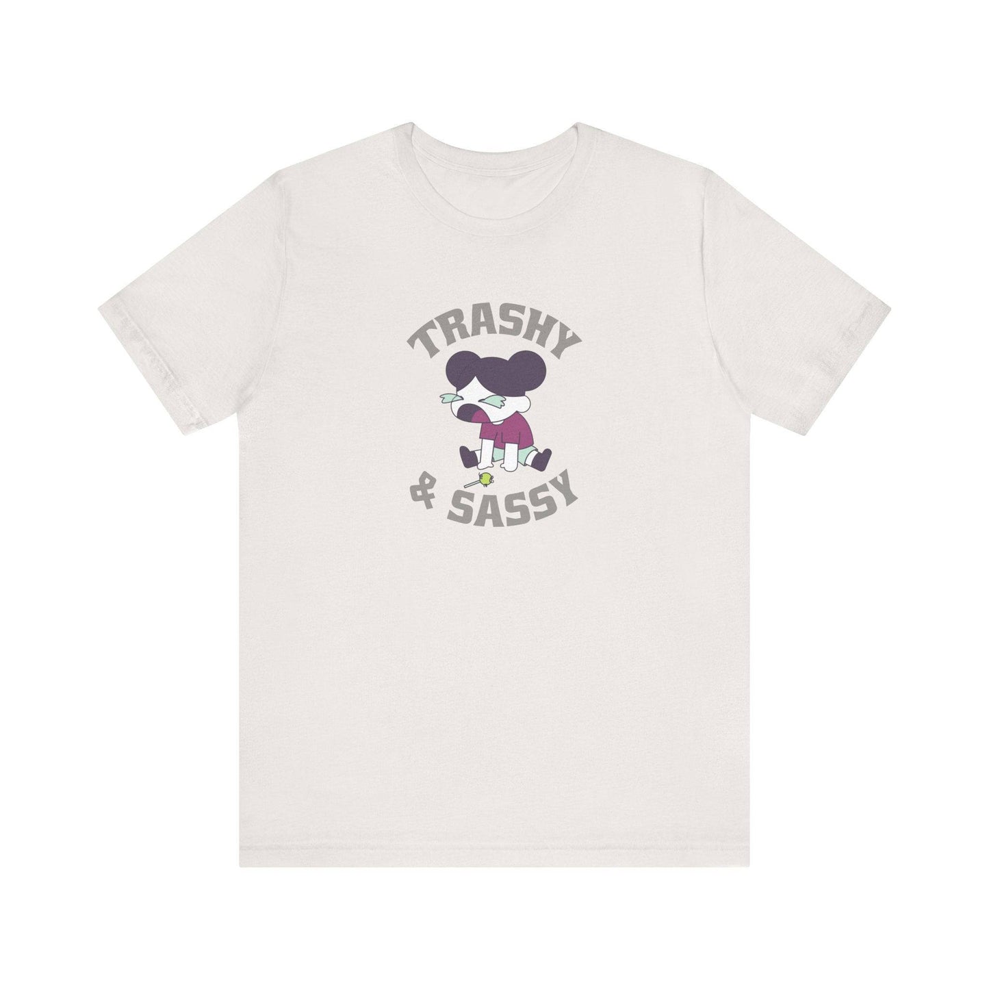 Sassy Trashy Crying Cartoon Girl T-Shirt - Funny Sarcastic Design - Goateez Style