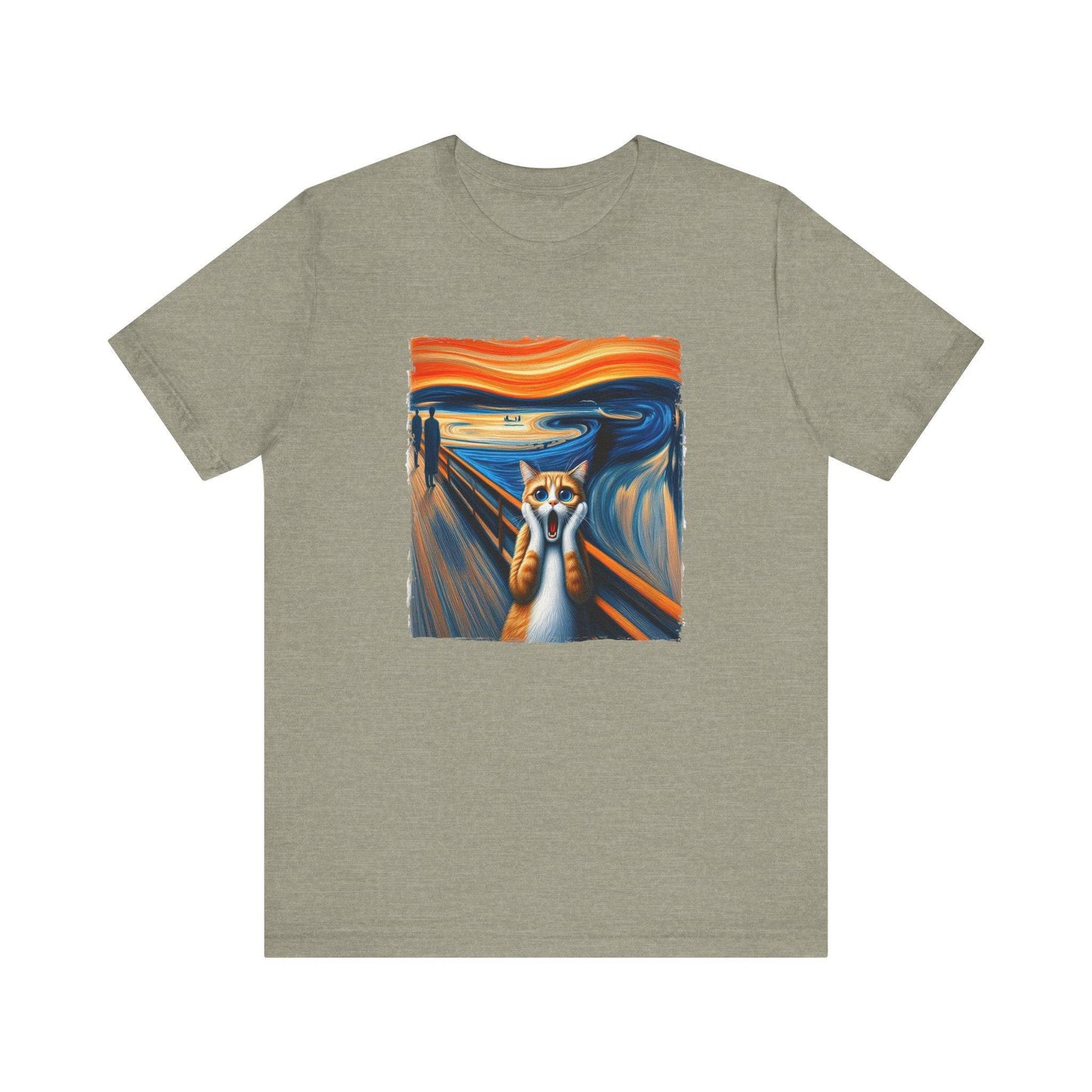 Scream Cat - Funny Art Parody T-Shirt - Goateez Style